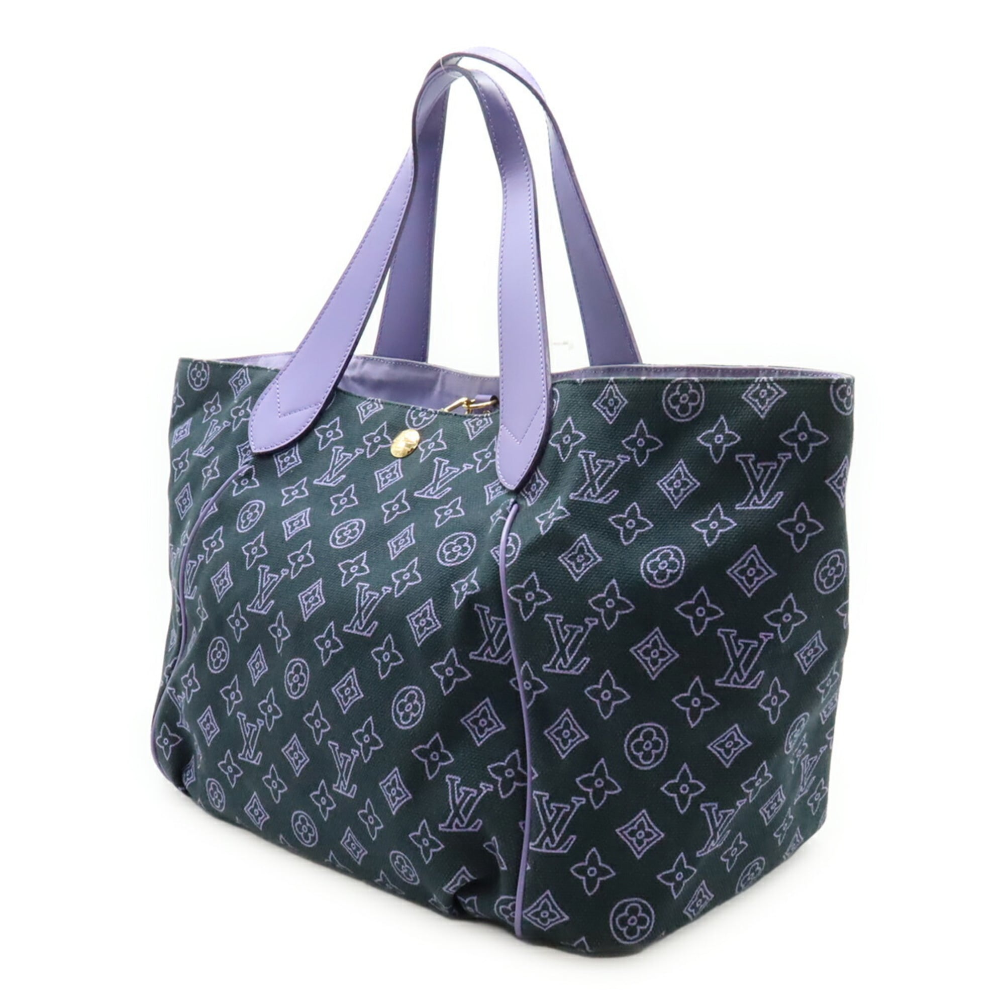 Louis Vuitton Marine Canvas Leather Shoulder Bag Tote Bag (Pre-Owned)