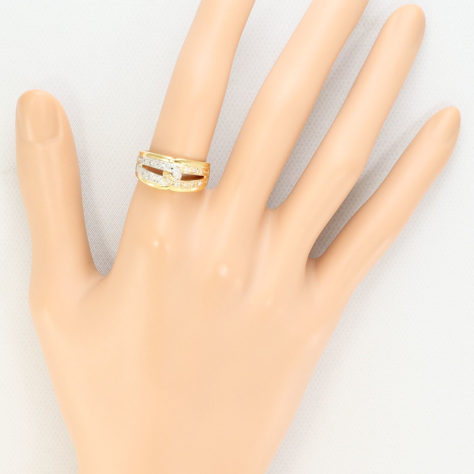 Unbranded Pink Gold Platinum Yellow Gold Yellow Gold (18K) Pink Gold (18K) Platinum 900 Band Ring (Pre-Owned)