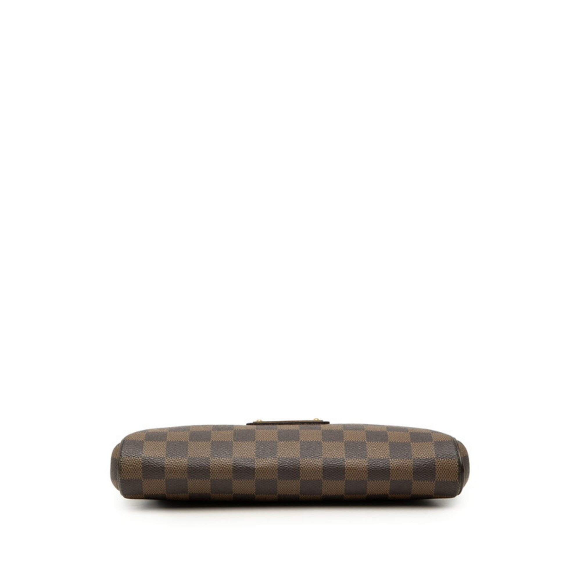 Louis Vuitton Brown Damier Canvas Pvc Leather Handbag Shoulder Bag (Pre-Owned)