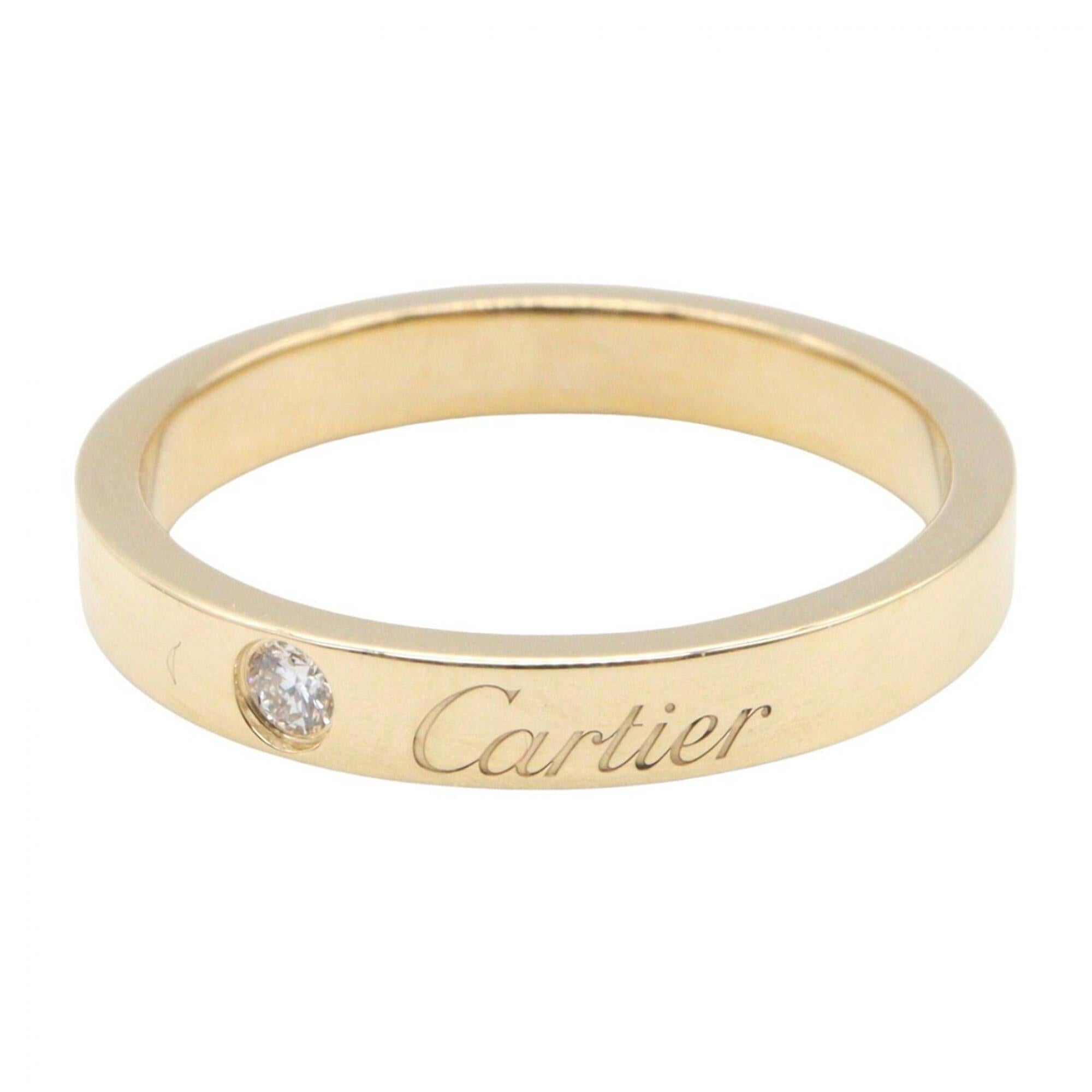 Cartier Gold Clear Yellow Gold (18K) Band Ring (Pre-Owned)