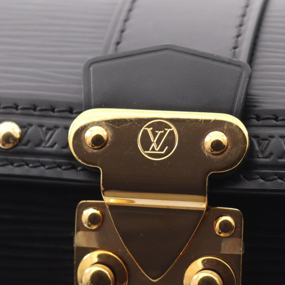Louis Vuitton Black Epi Leather Handbag (Pre-Owned)