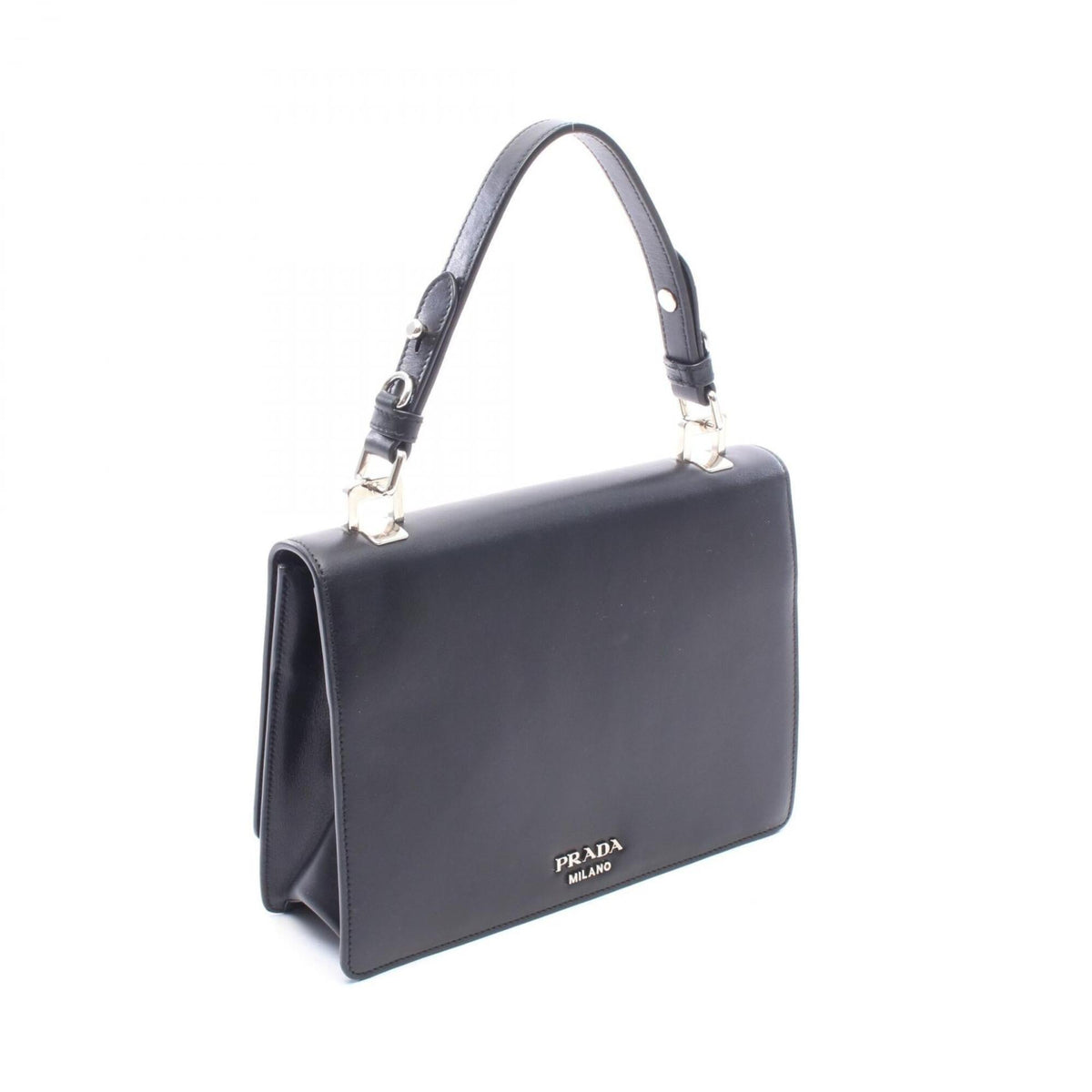 Prada Black Leather Handbag (Pre-Owned)