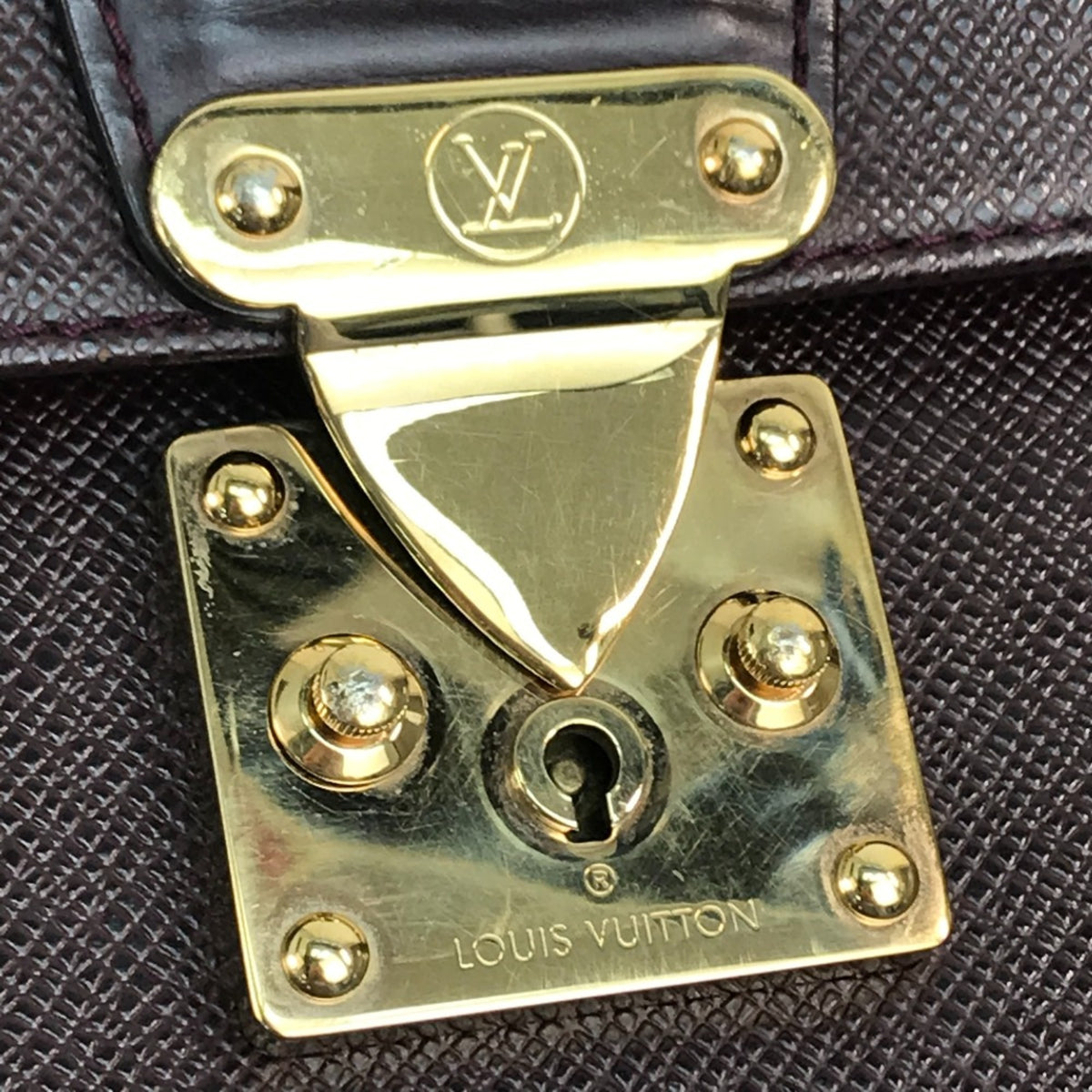 Louis Vuitton Brown Leather Briefcase (Pre-Owned)