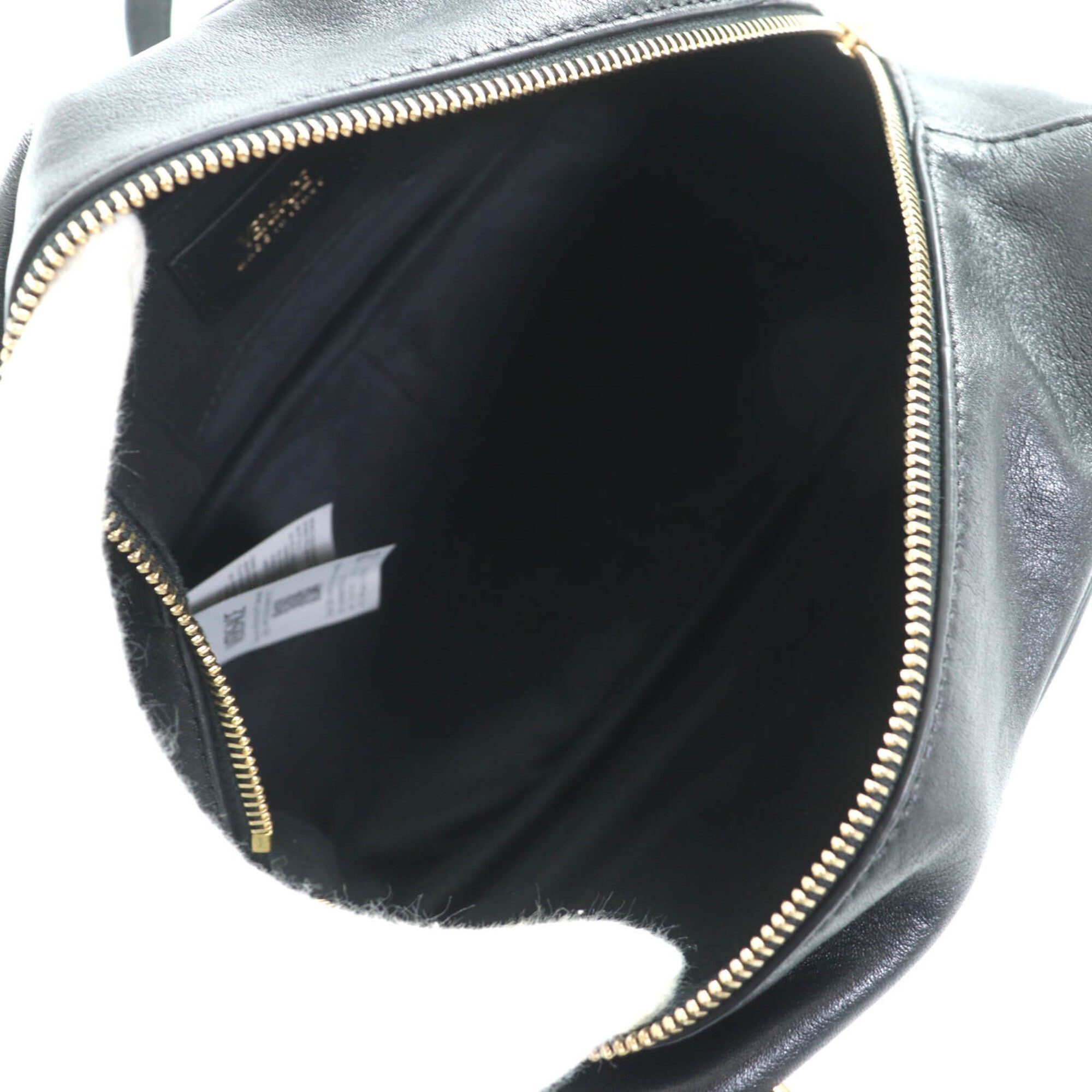 Versace Black Leather Handbag (Pre-Owned)