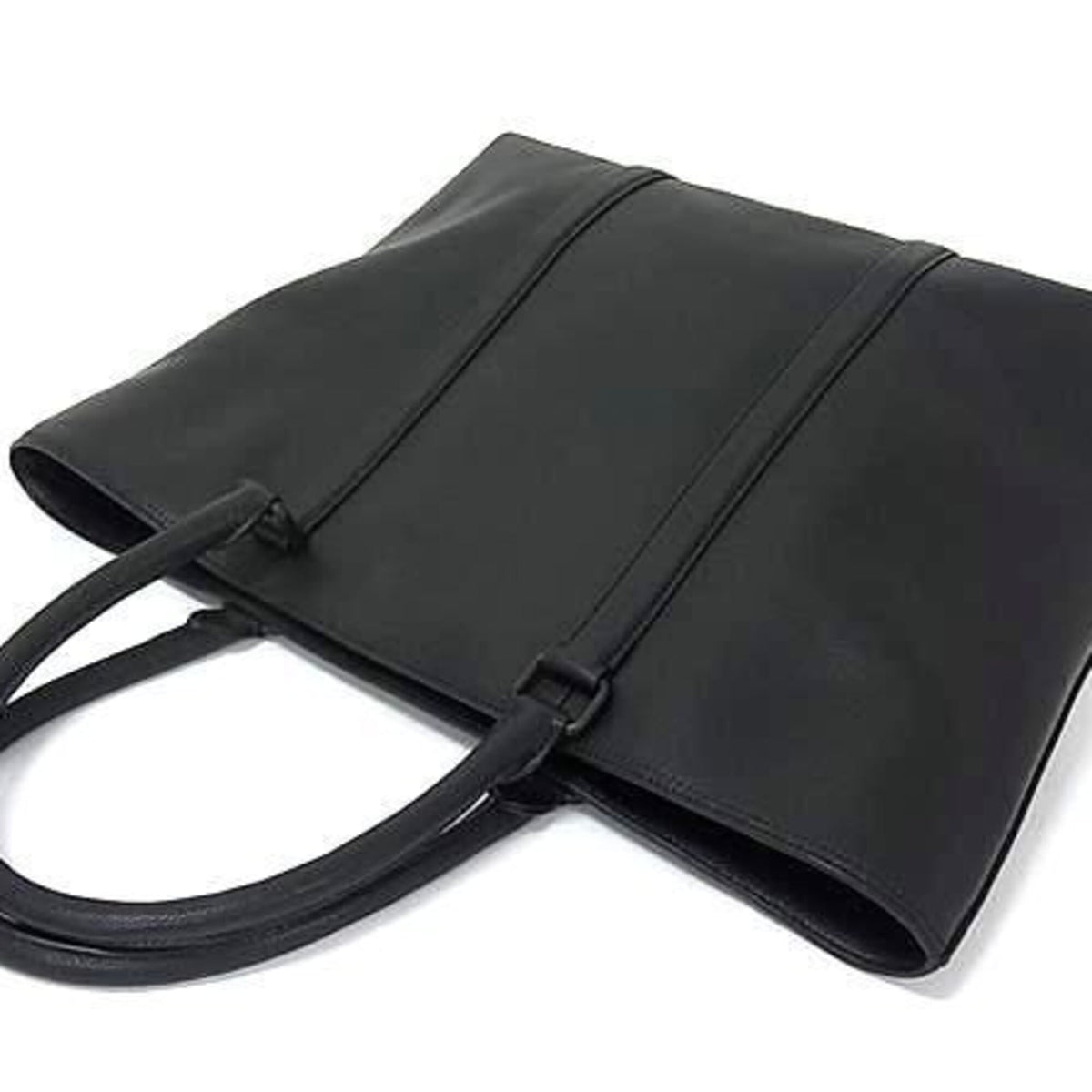 Coach Black Leather Handbag Tote Bag (Pre-Owned)