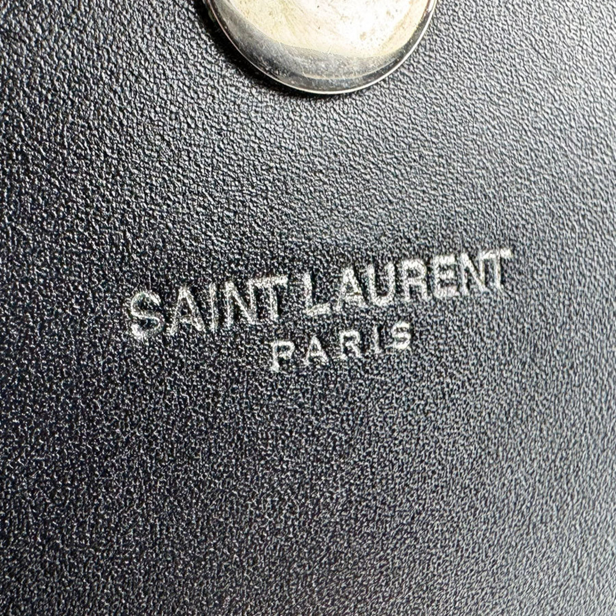 Saint Laurent Black Leather Shoulder Bag (Pre-Owned)