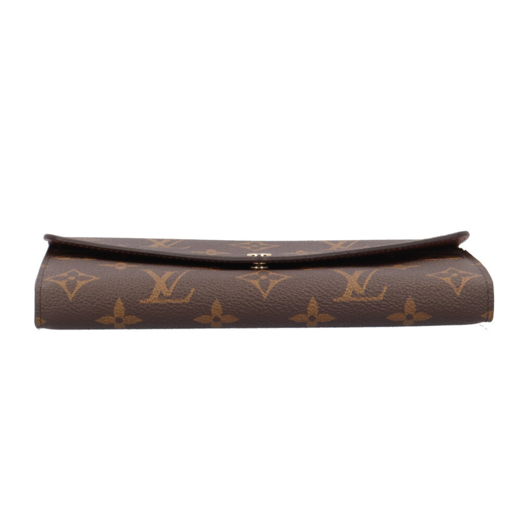 Louis Vuitton Monogram Brown Monogram Long Wallet (Bi-Fold) (Pre-Owned)