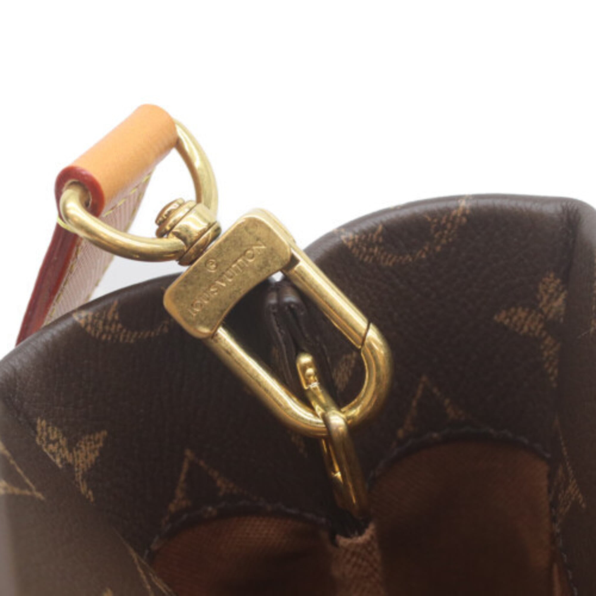 Louis Vuitton Brown Monogram Shoulder Bag Tote Bag (Pre-Owned)