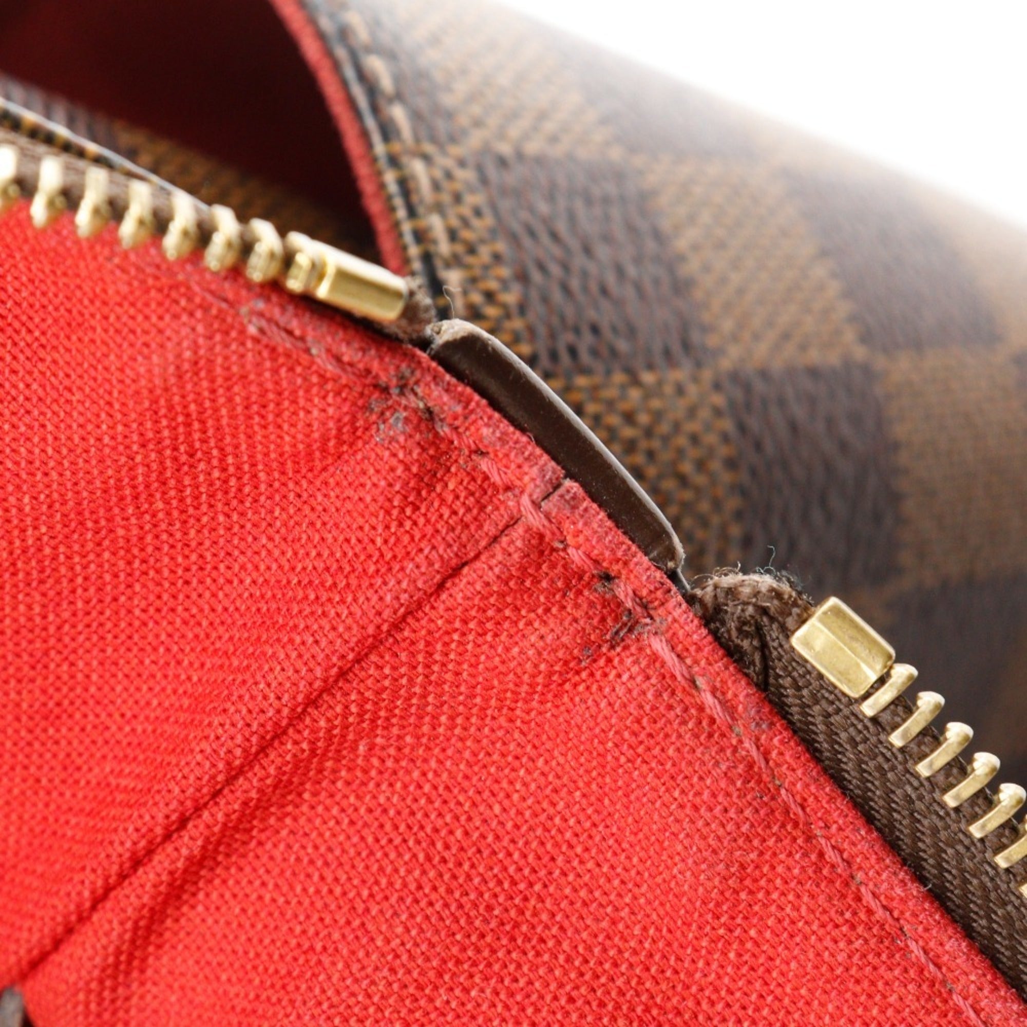 Louis Vuitton Damier Brown Damier Canvas Tote Bag (Pre-Owned)