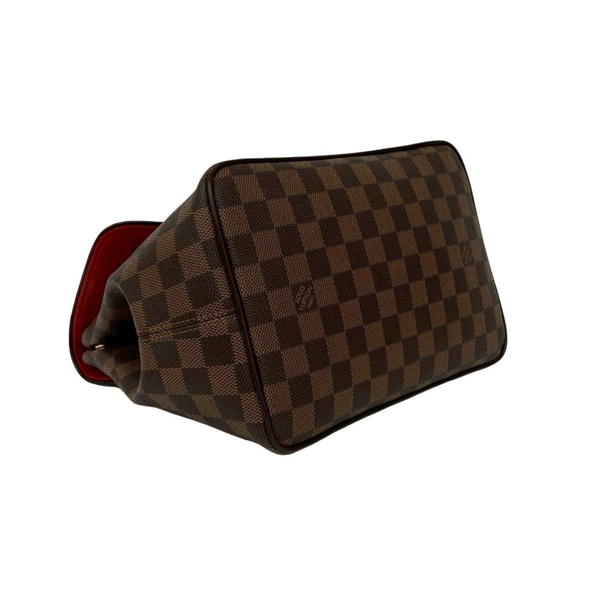 Louis Vuitton Brown Leather Pvc Handbag Shoulder Bag Tote Bag (Pre-Owned)