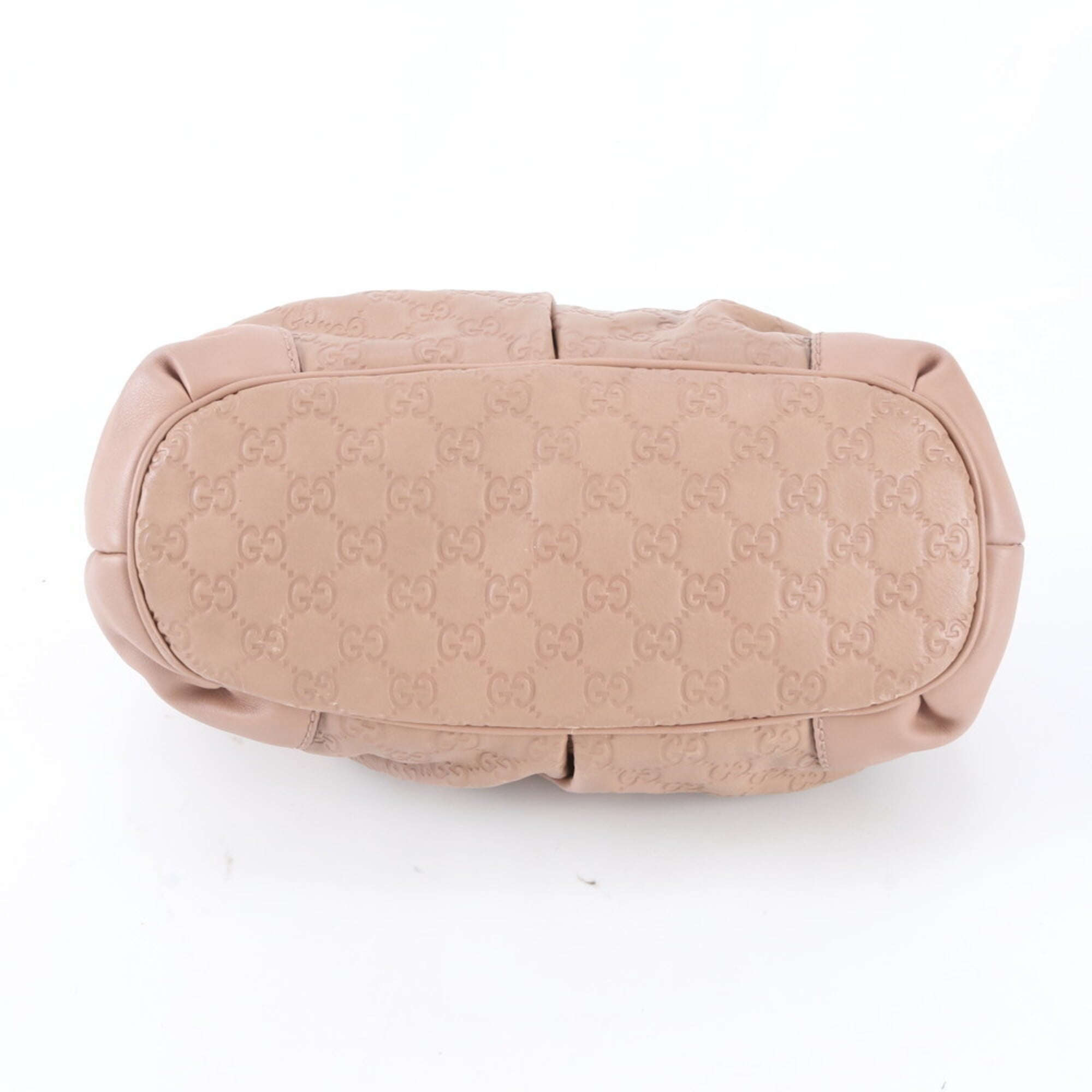 Gucci Pink Leather Handbag Tote Bag (Pre-Owned)