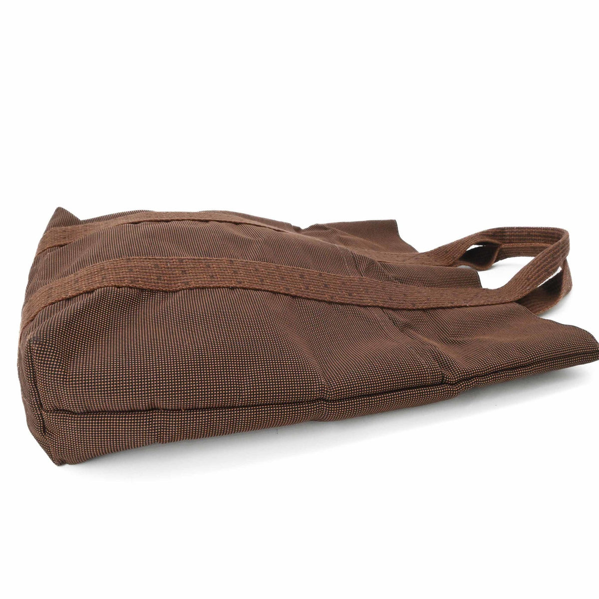 Hermes Brown Canvas Tote Bag (Pre-Owned)
