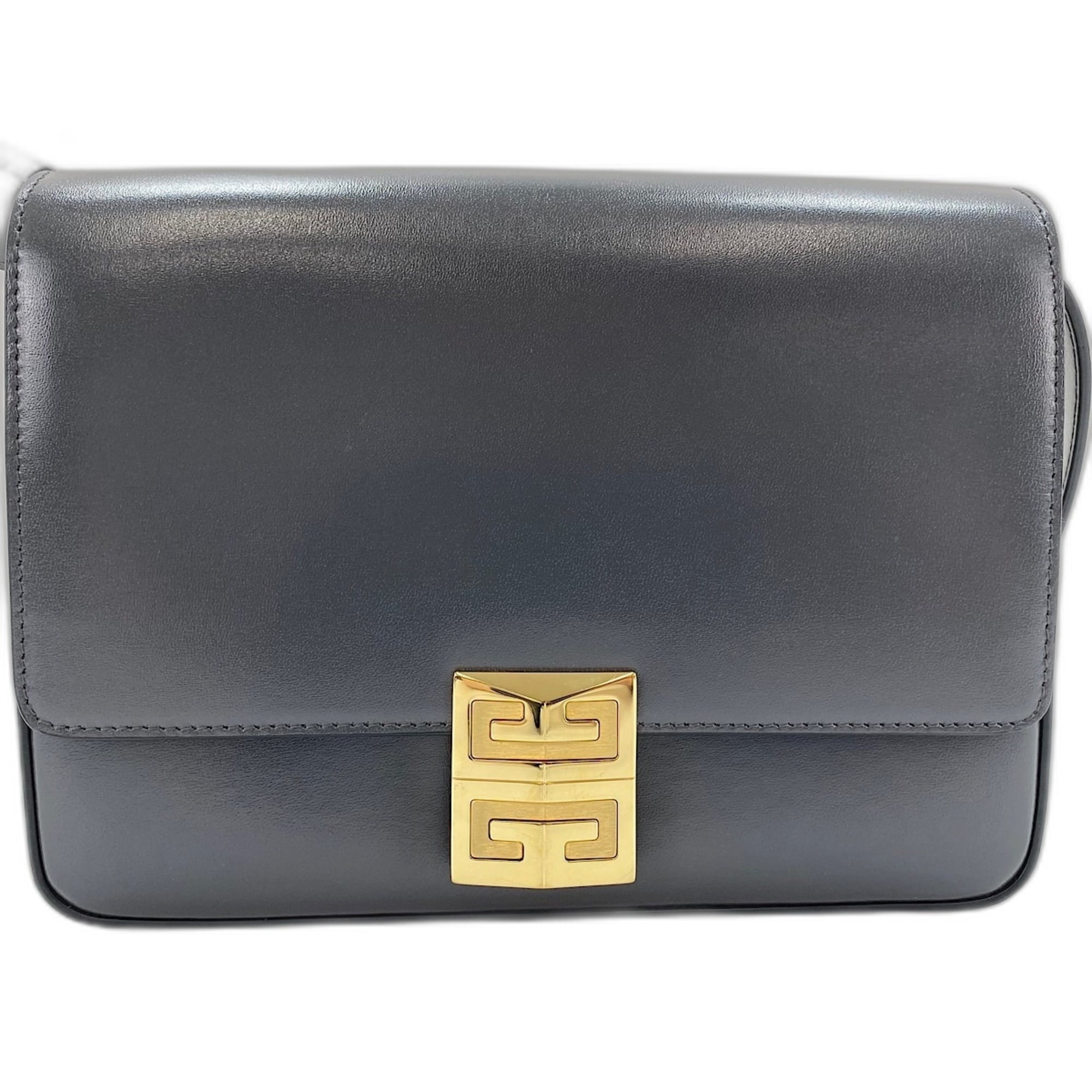 Givenchy Gray Leather Shoulder Bag (Pre-Owned)