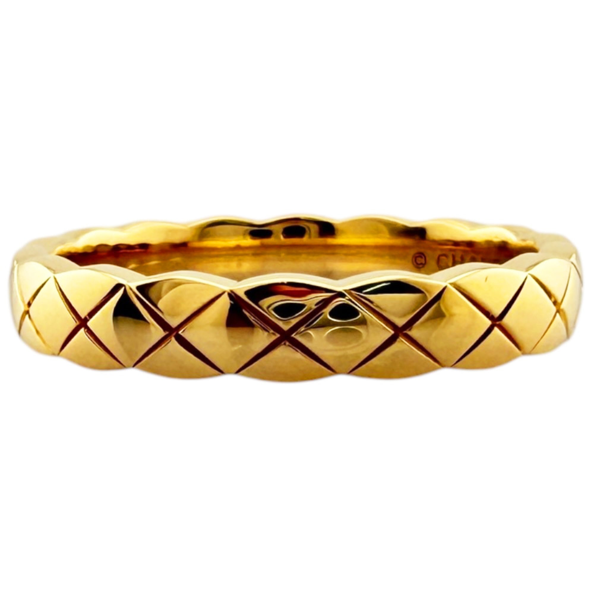 Chanel Yellow Gold Yellow Gold (18K) Band Ring (Pre-Owned)