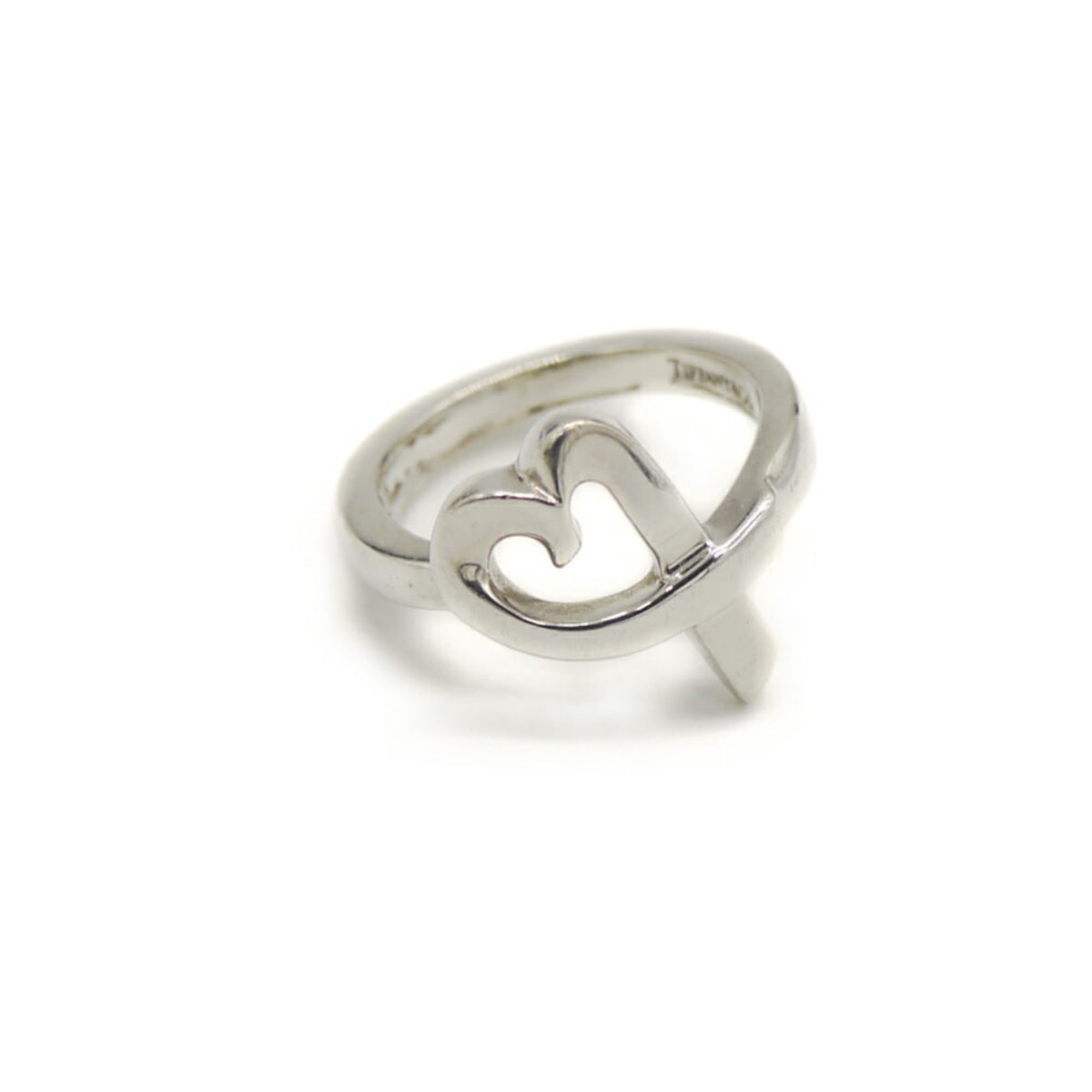 Tiffany Silver Silver 925 Band Ring (Pre-Owned)