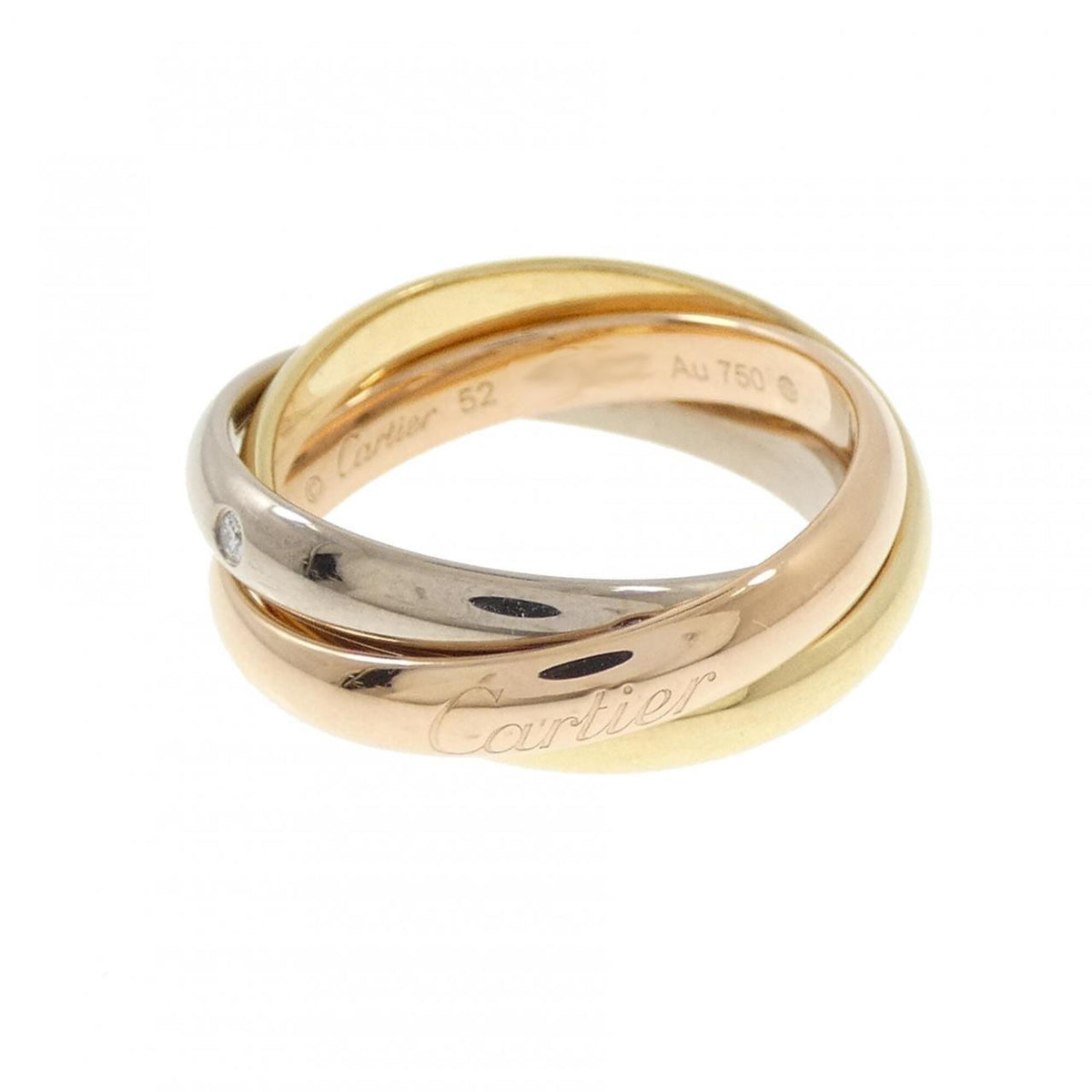 Cartier Yellow Gold (18K) Pink Gold (18K) White Gold (18K) Band Ring (Pre-Owned)