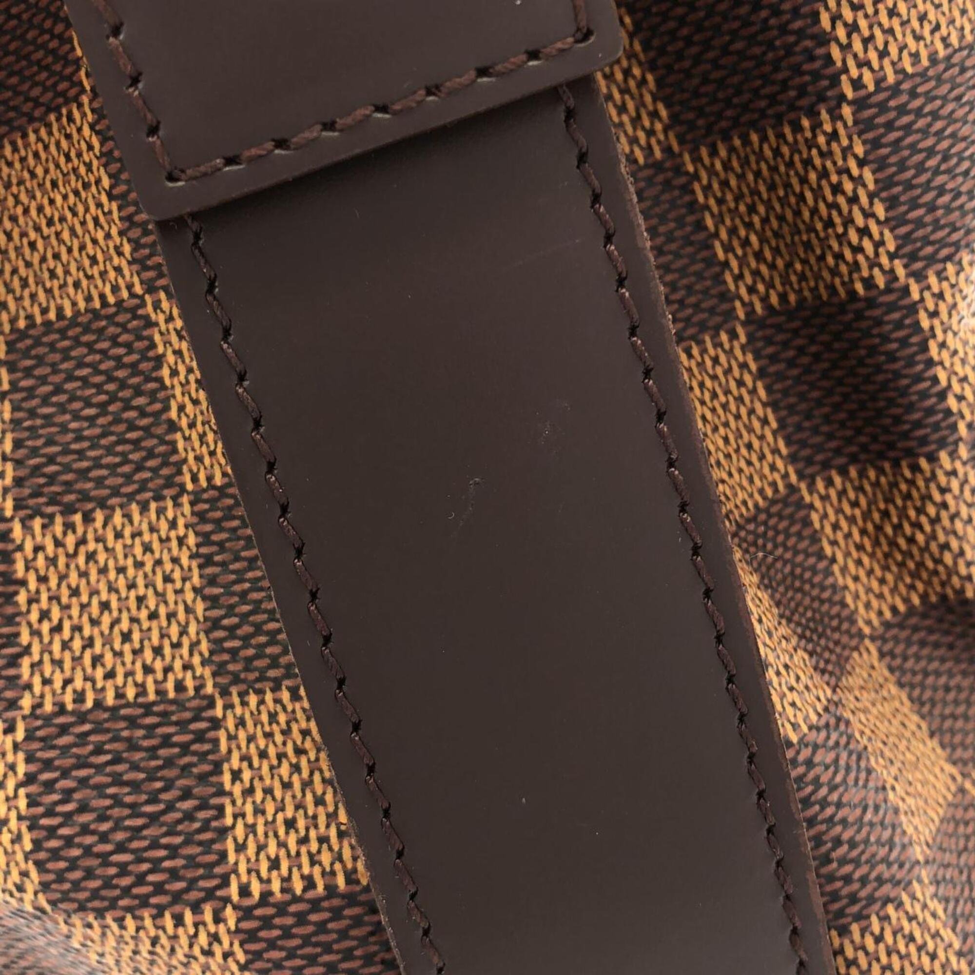 Louis Vuitton Brown Coated Canvas Shoulder Bag (Pre-Owned)