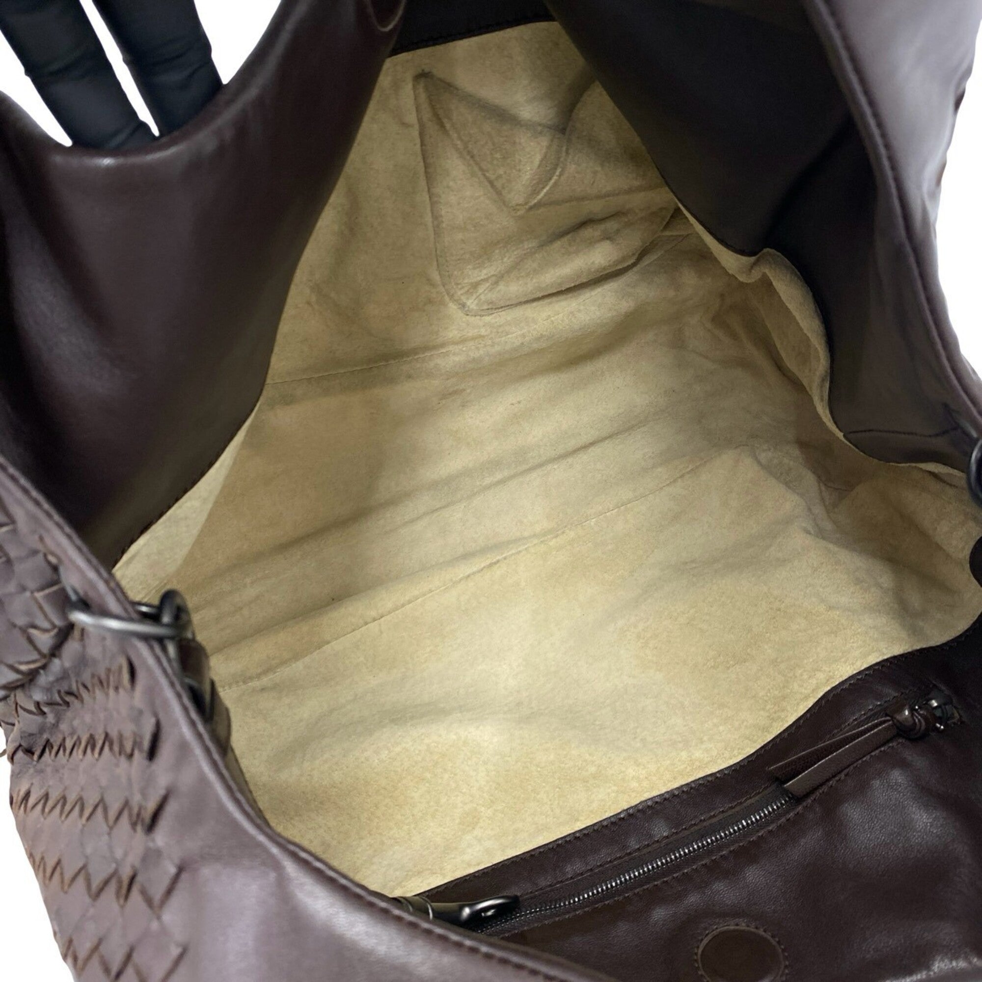 Bottega Veneta Brown Leather Shoulder Bag (Pre-Owned)
