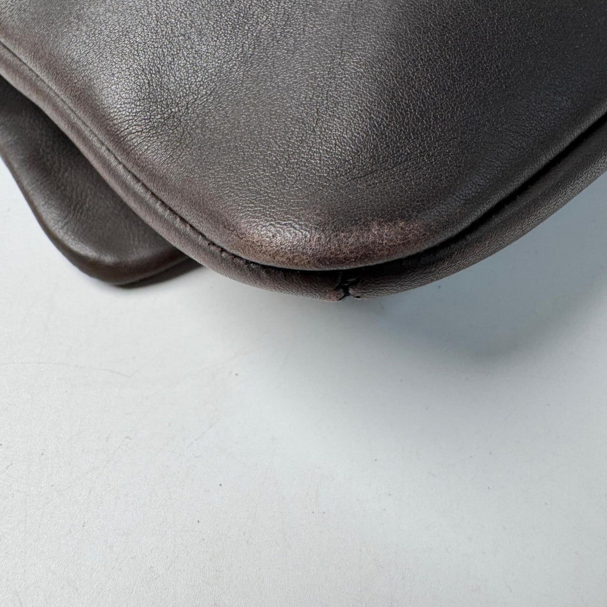 Coach Dark Brown Leather Shoulder Bag (Pre-Owned)