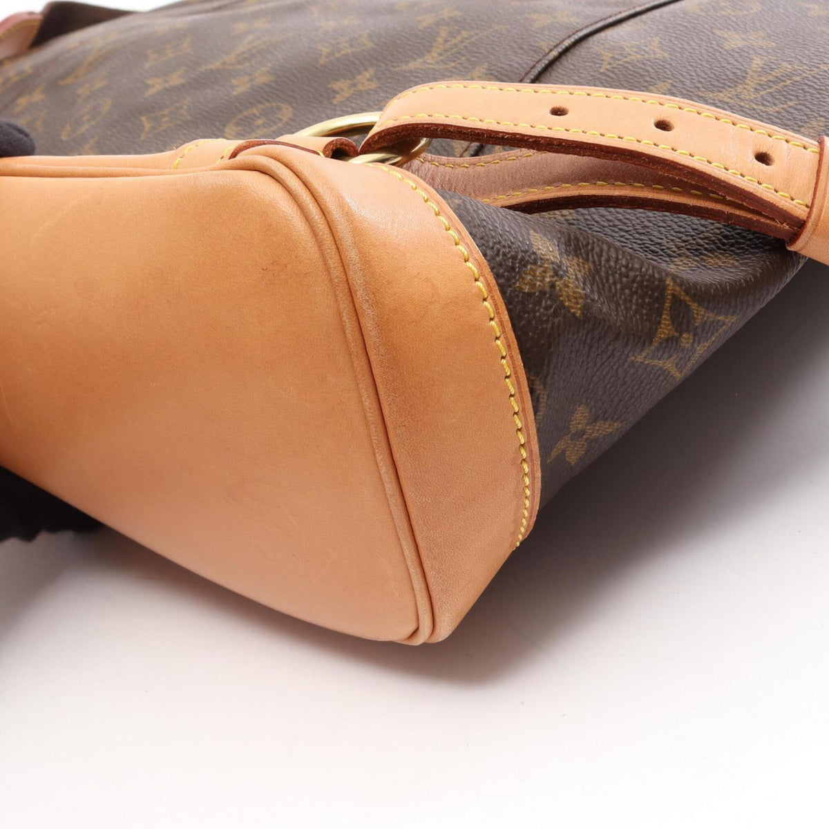 Louis Vuitton Brown Pvc Leather Backpack Handbag (Pre-Owned)