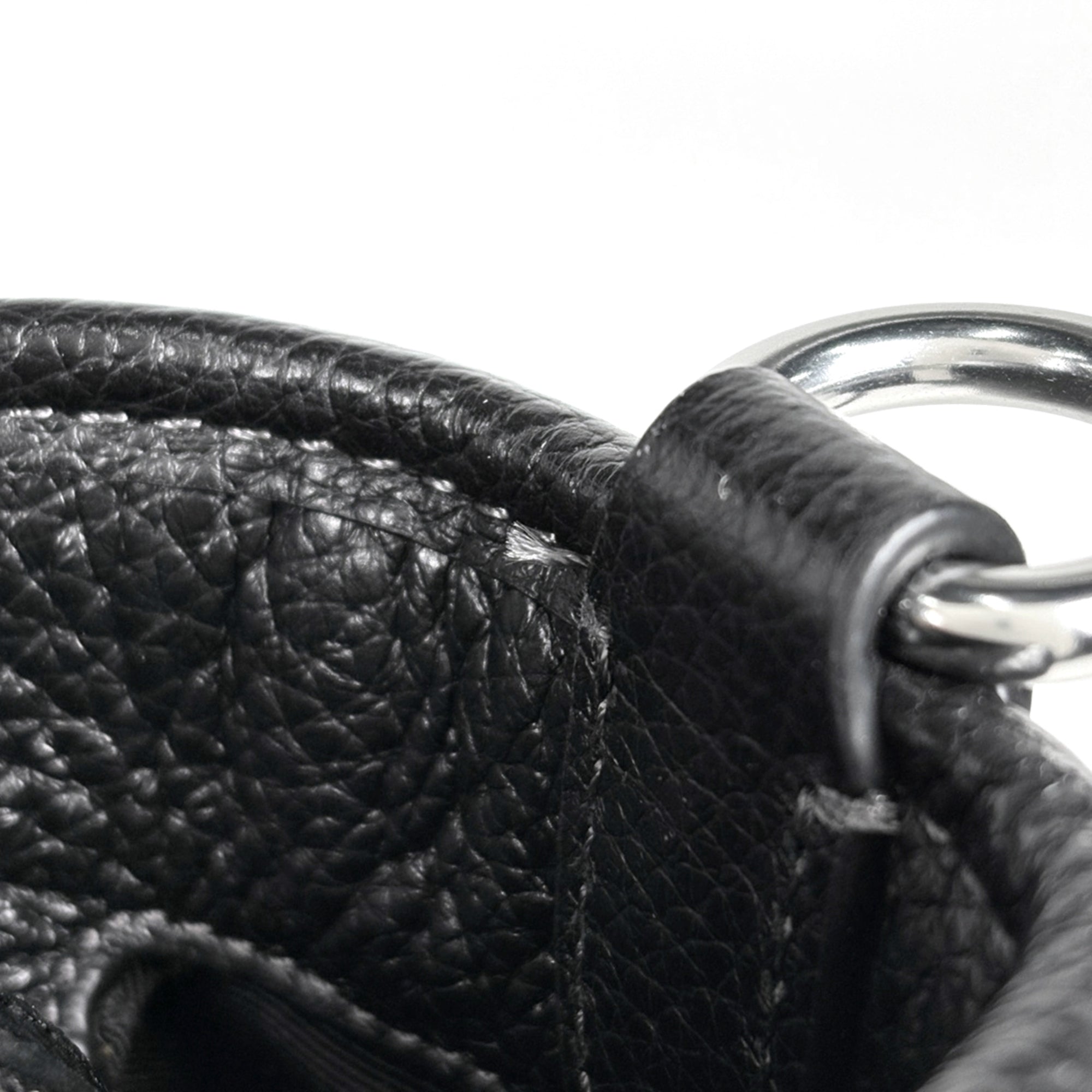 Coach Black Leather Handbag Shoulder Bag Tote Bag (Pre-Owned)