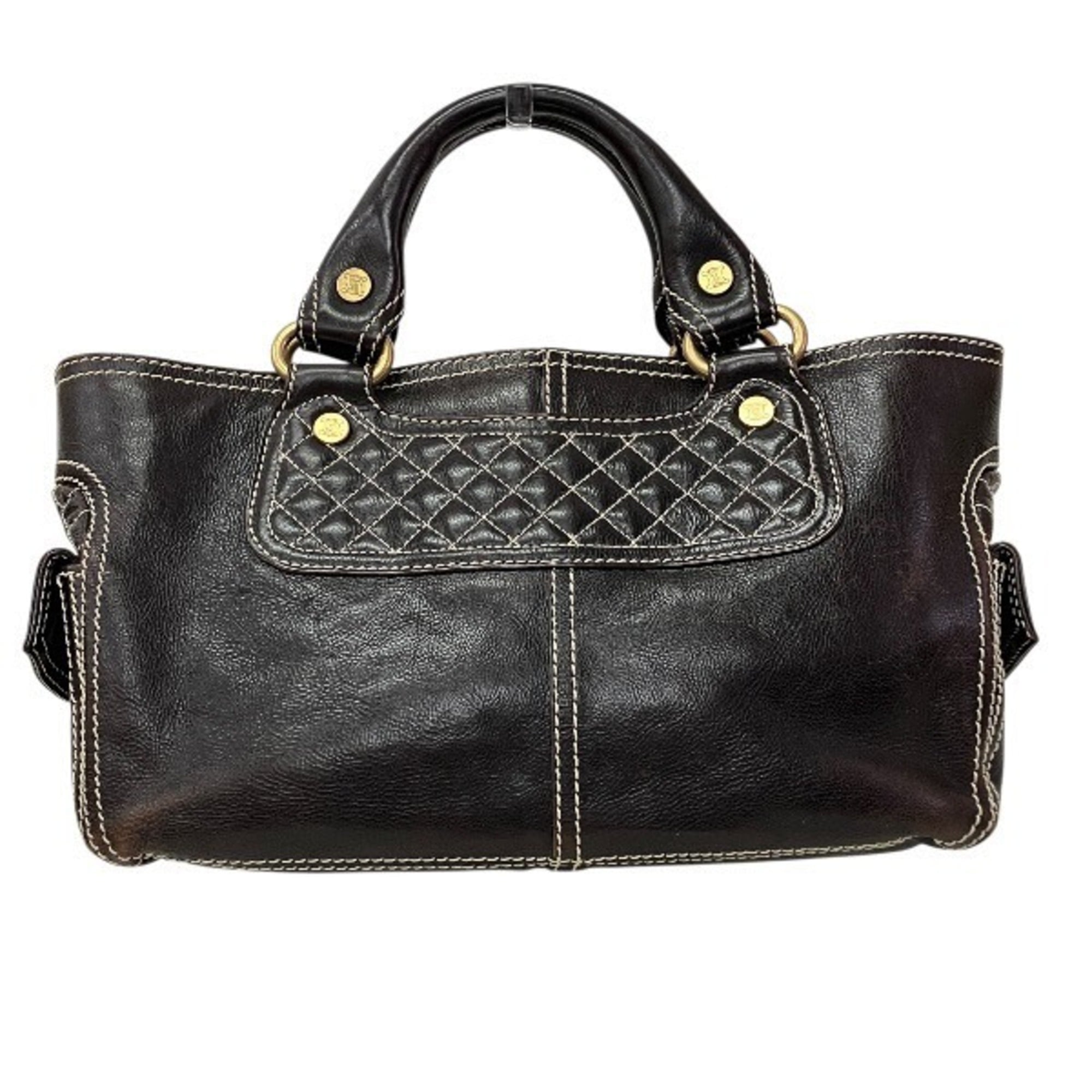Celine Black Leather Handbag (Pre-Owned)
