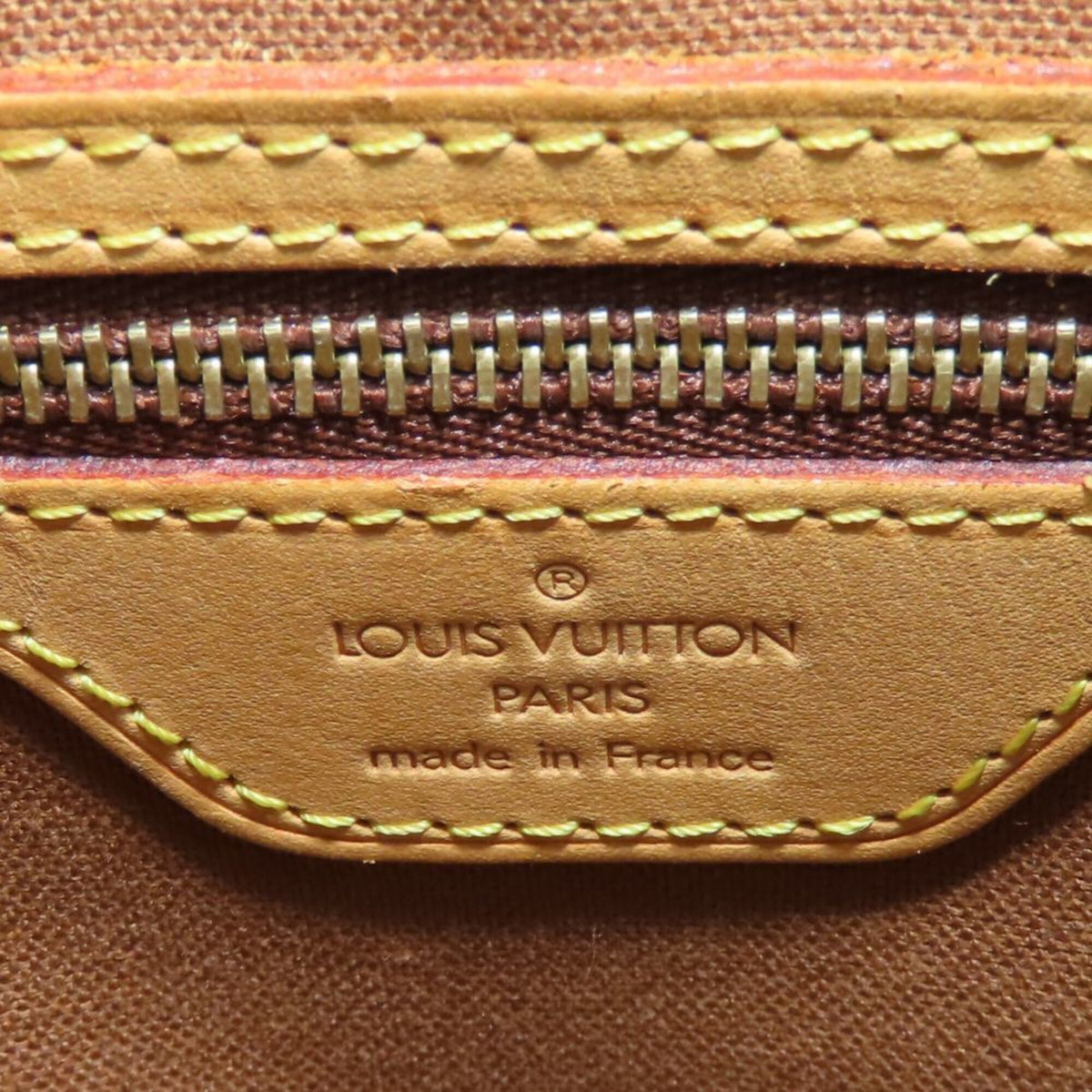 Louis Vuitton Brown Monogram Leather Handbag (Pre-Owned)