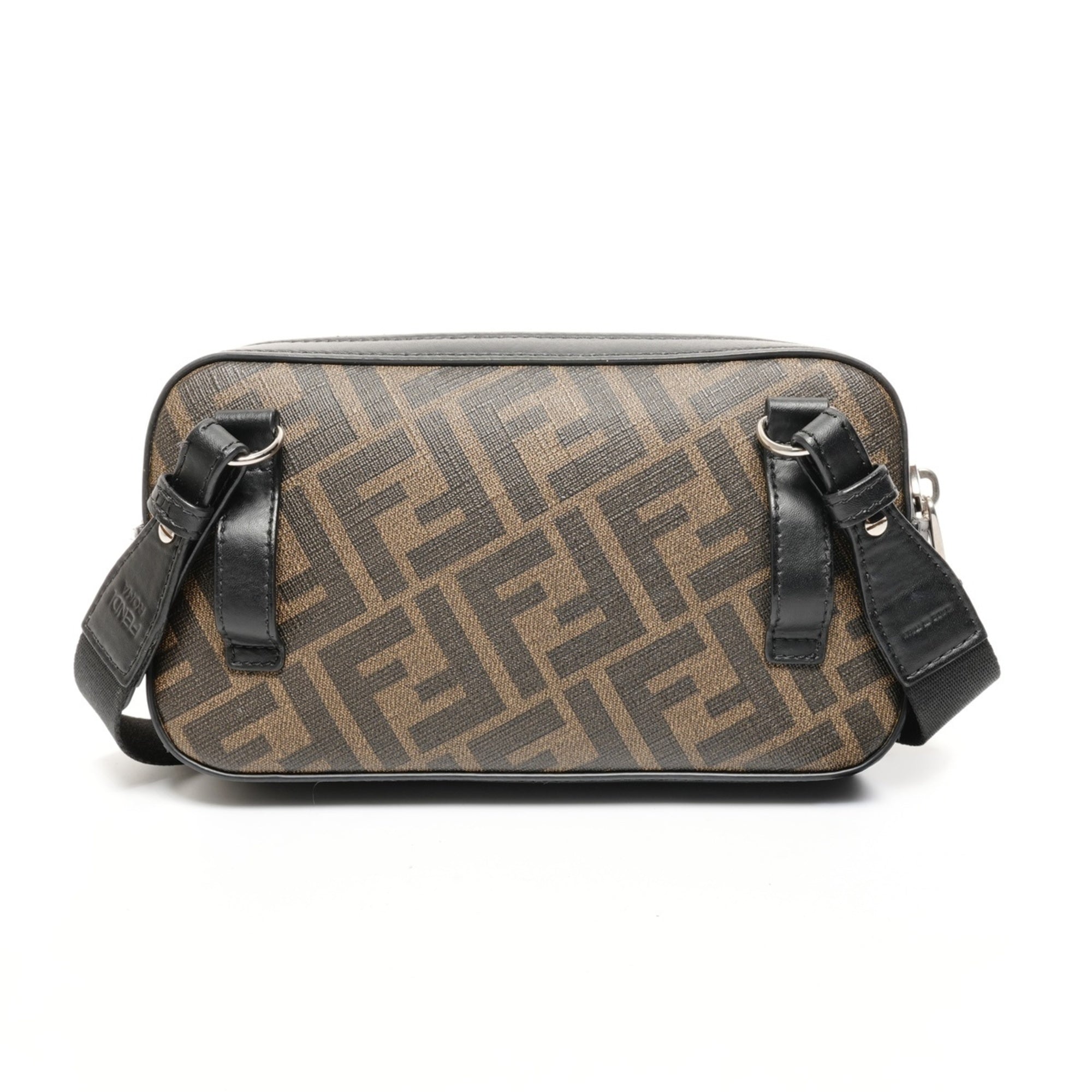 Fendi Zucca Black Shoulder Bag (Pre-Owned)