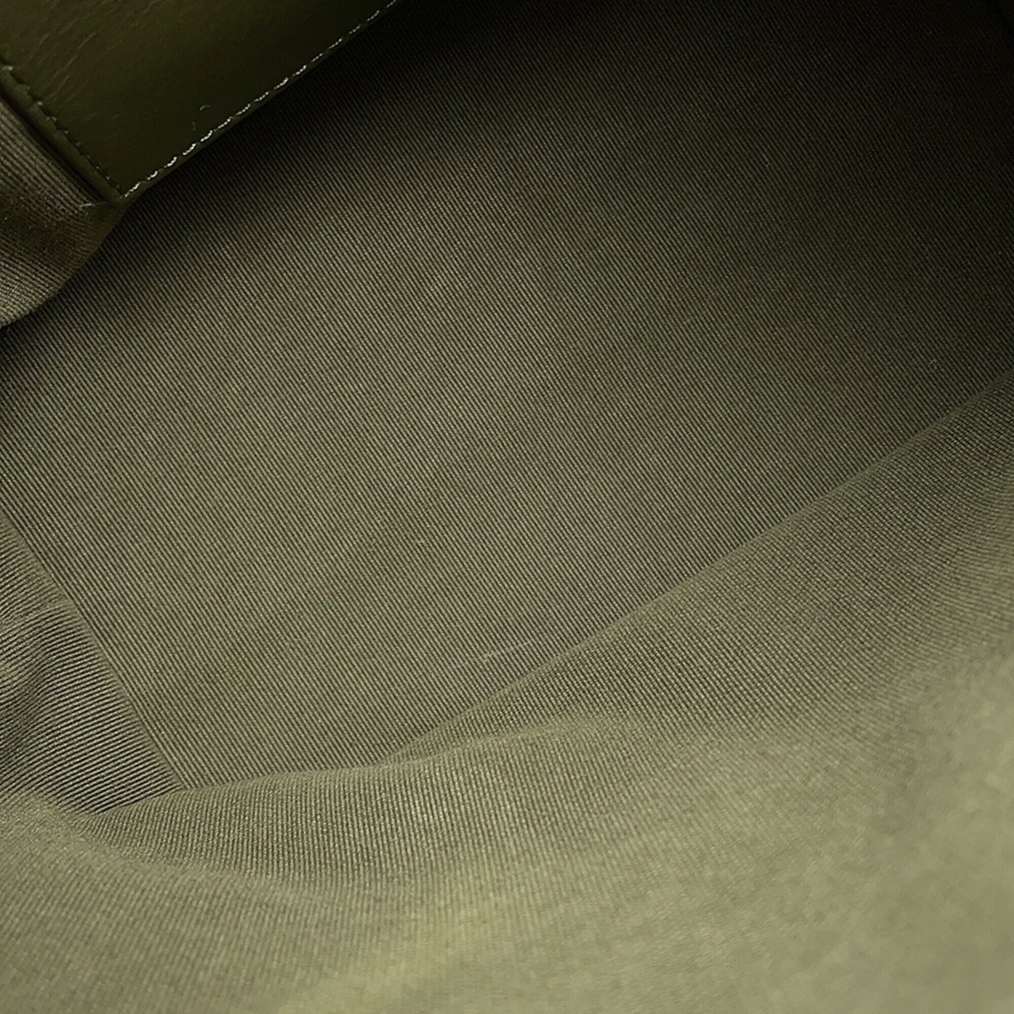 Chanel Matelasse Khaki Leather Handbag (Pre-Owned)