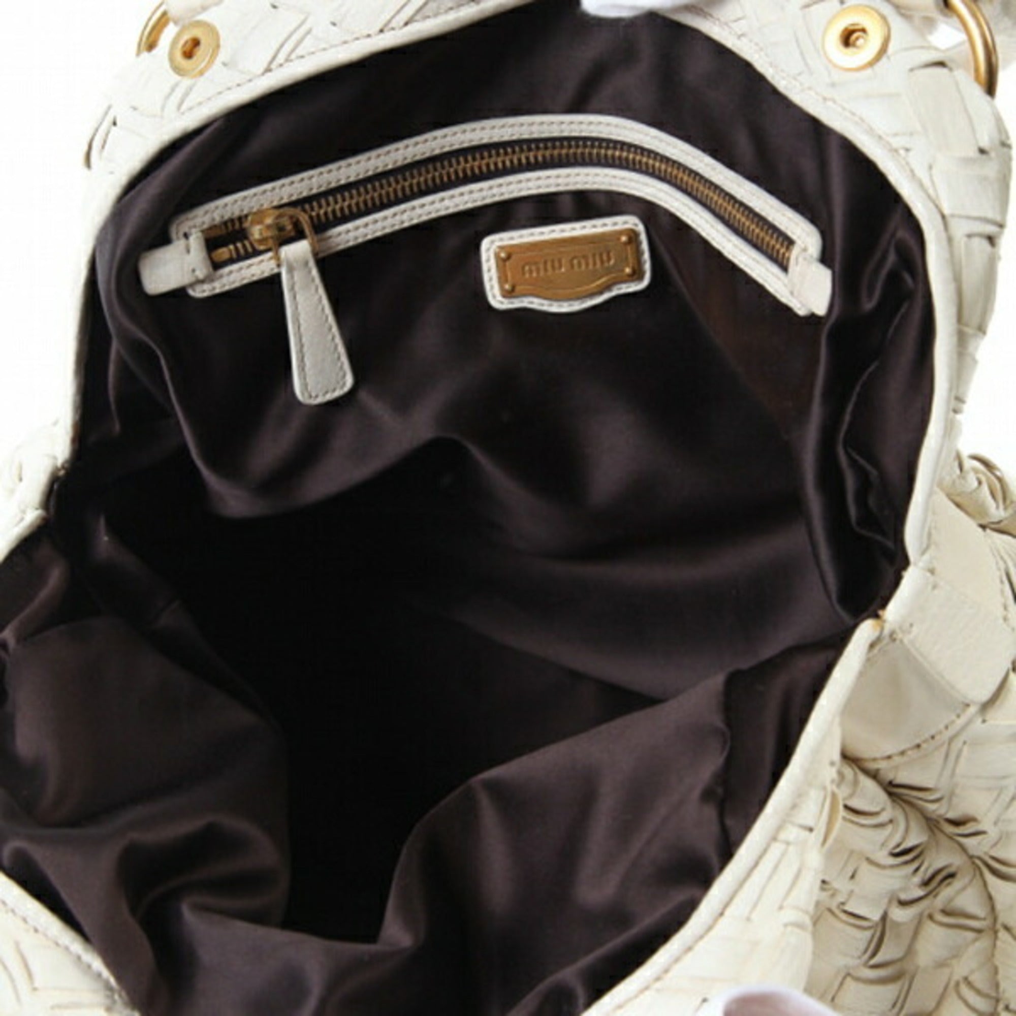 Miu Miu White Handbag (Pre-Owned)