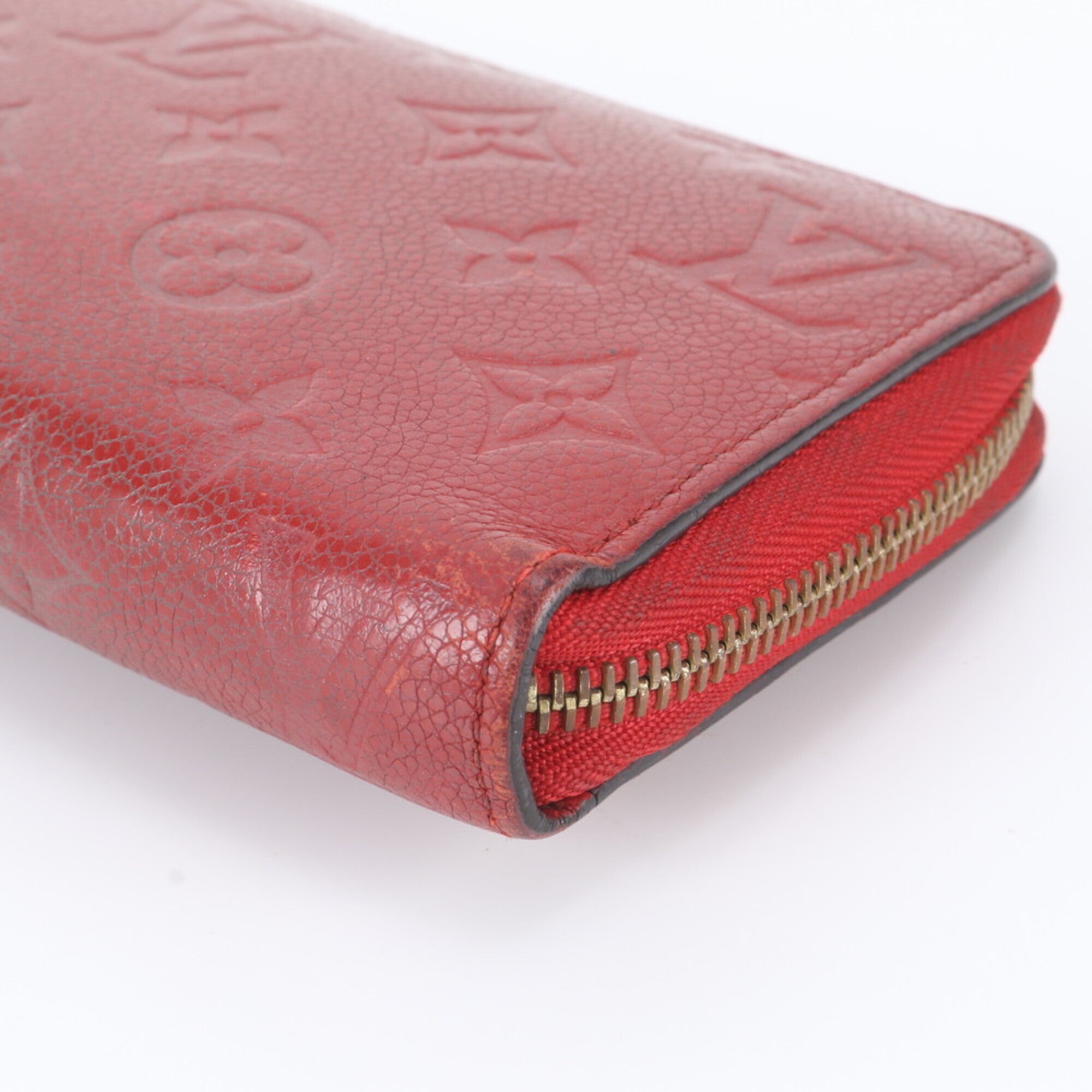 Louis Vuitton Monogram Empreinte Sacrlet Leather Long Wallet (Bi-Fold) (Pre-Owned)