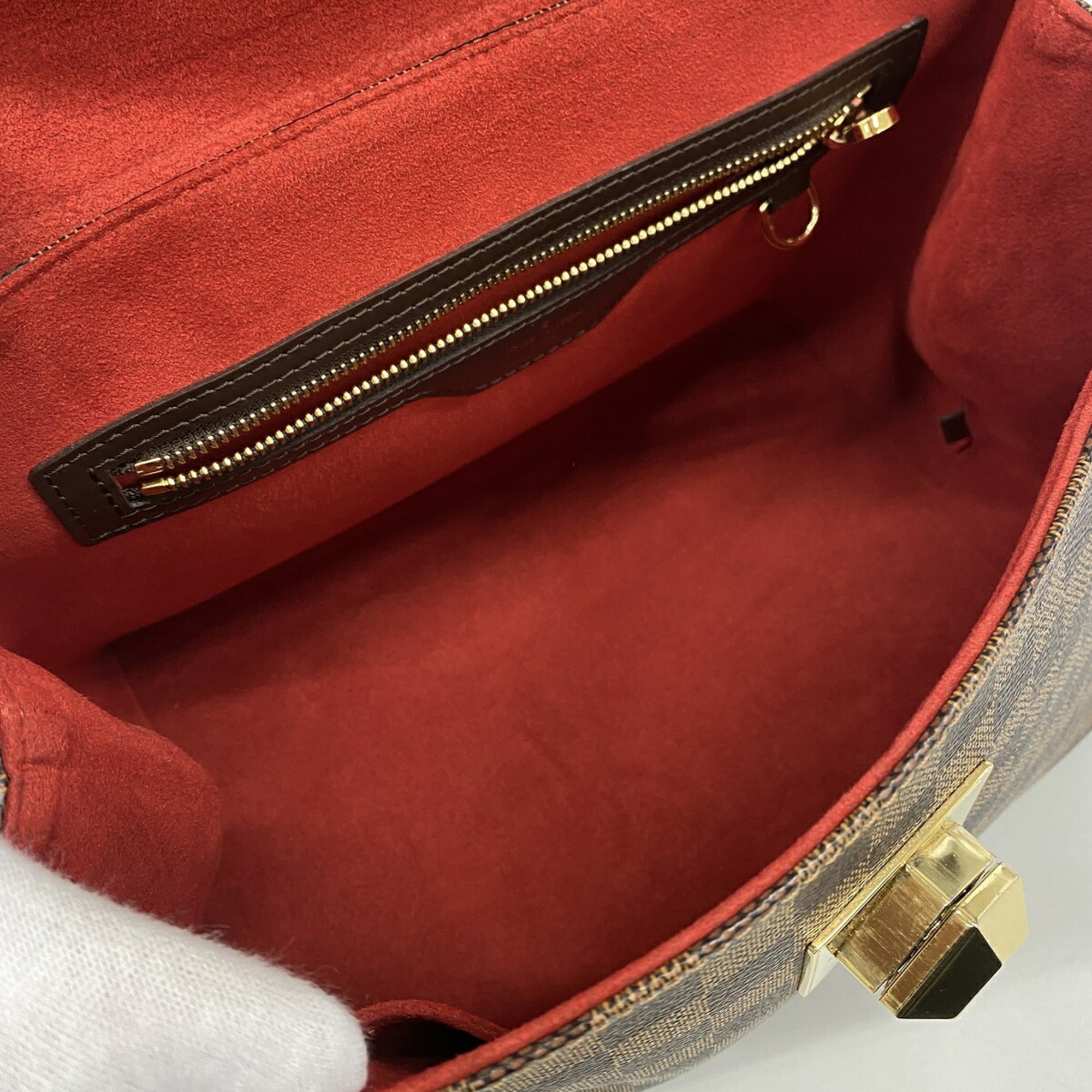 Louis Vuitton Ebene Handbag (Pre-Owned)