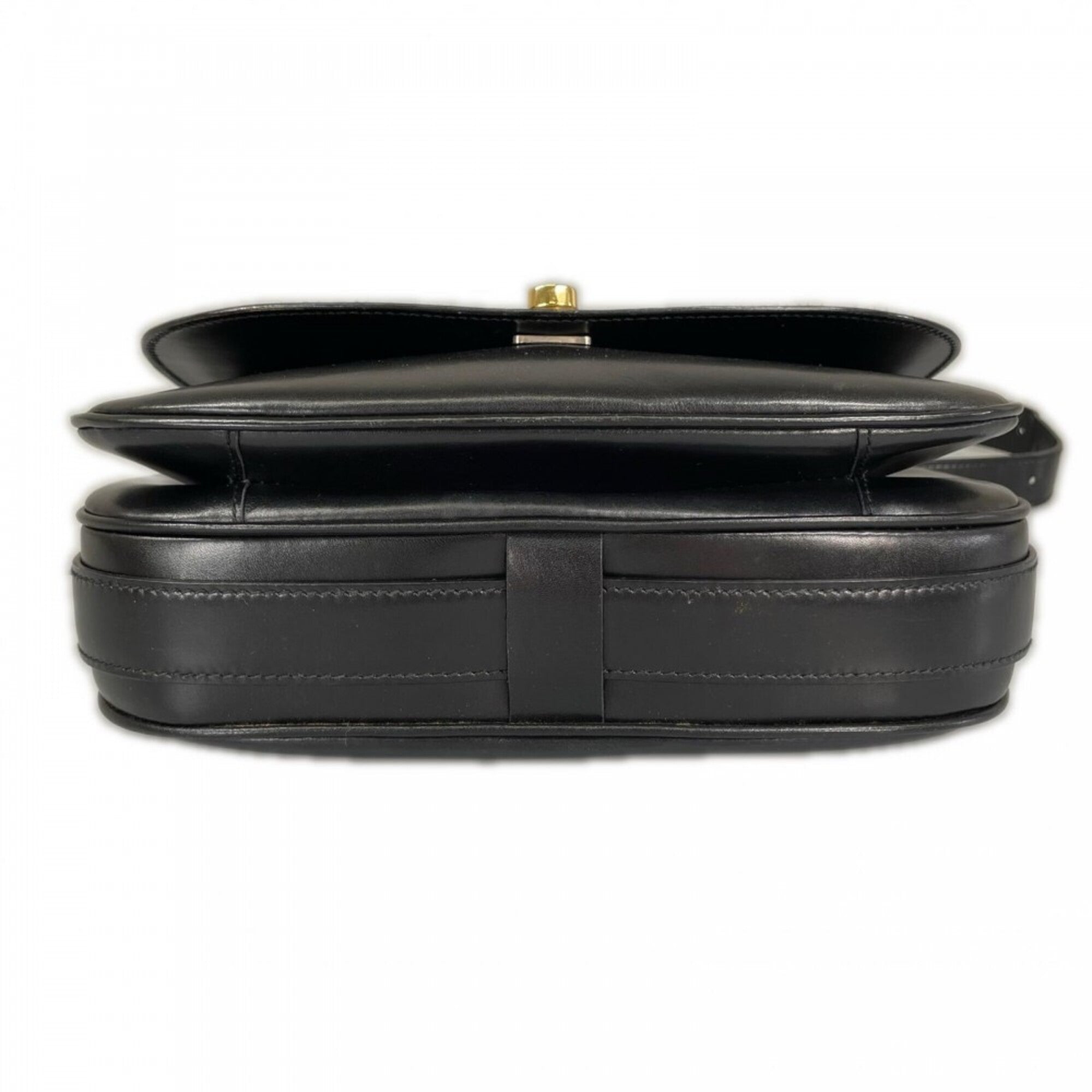 Celine Black Leather Shoulder Bag (Pre-Owned)