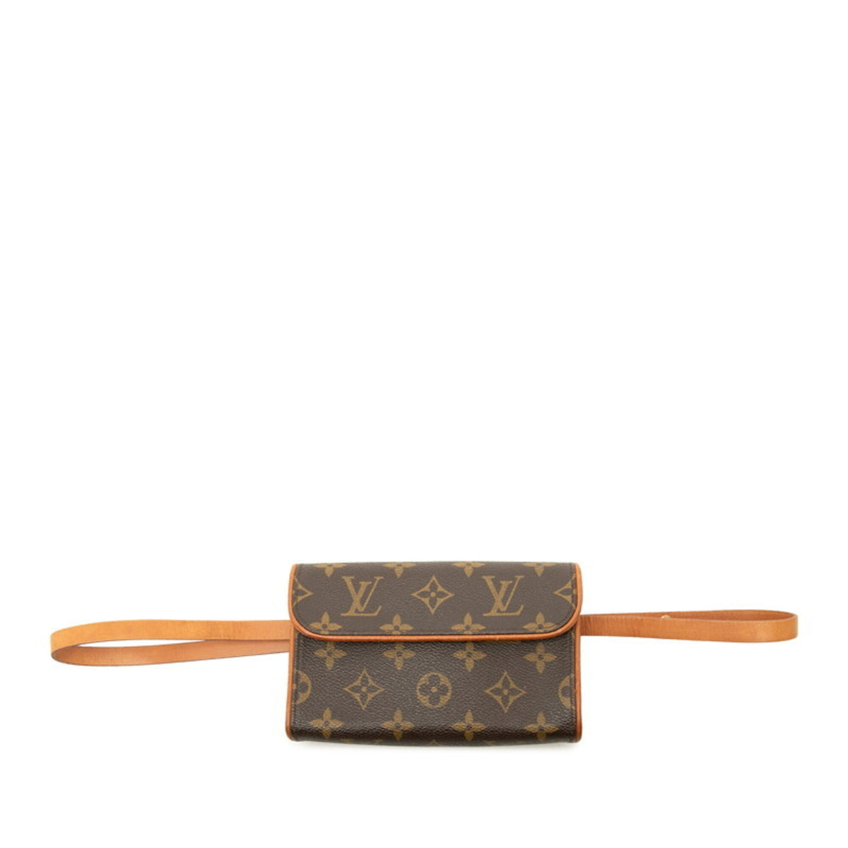 Louis Vuitton Brown Pvc Leather Fanny Pack Pochette Shoulder Bag (Pre-Owned)