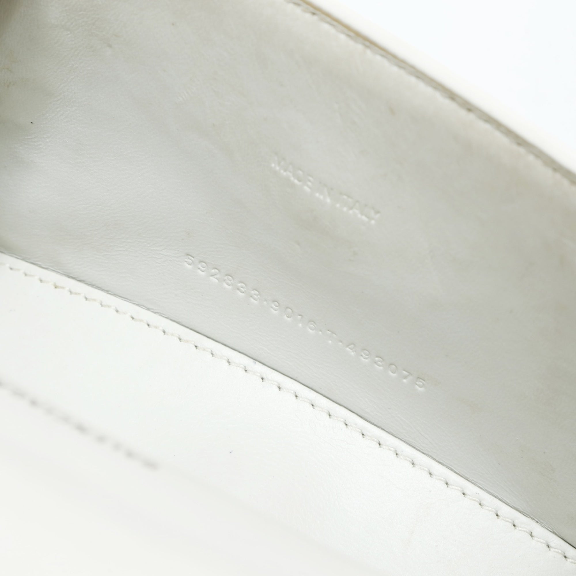 Balenciaga White Leather Shoulder Bag (Pre-Owned)
