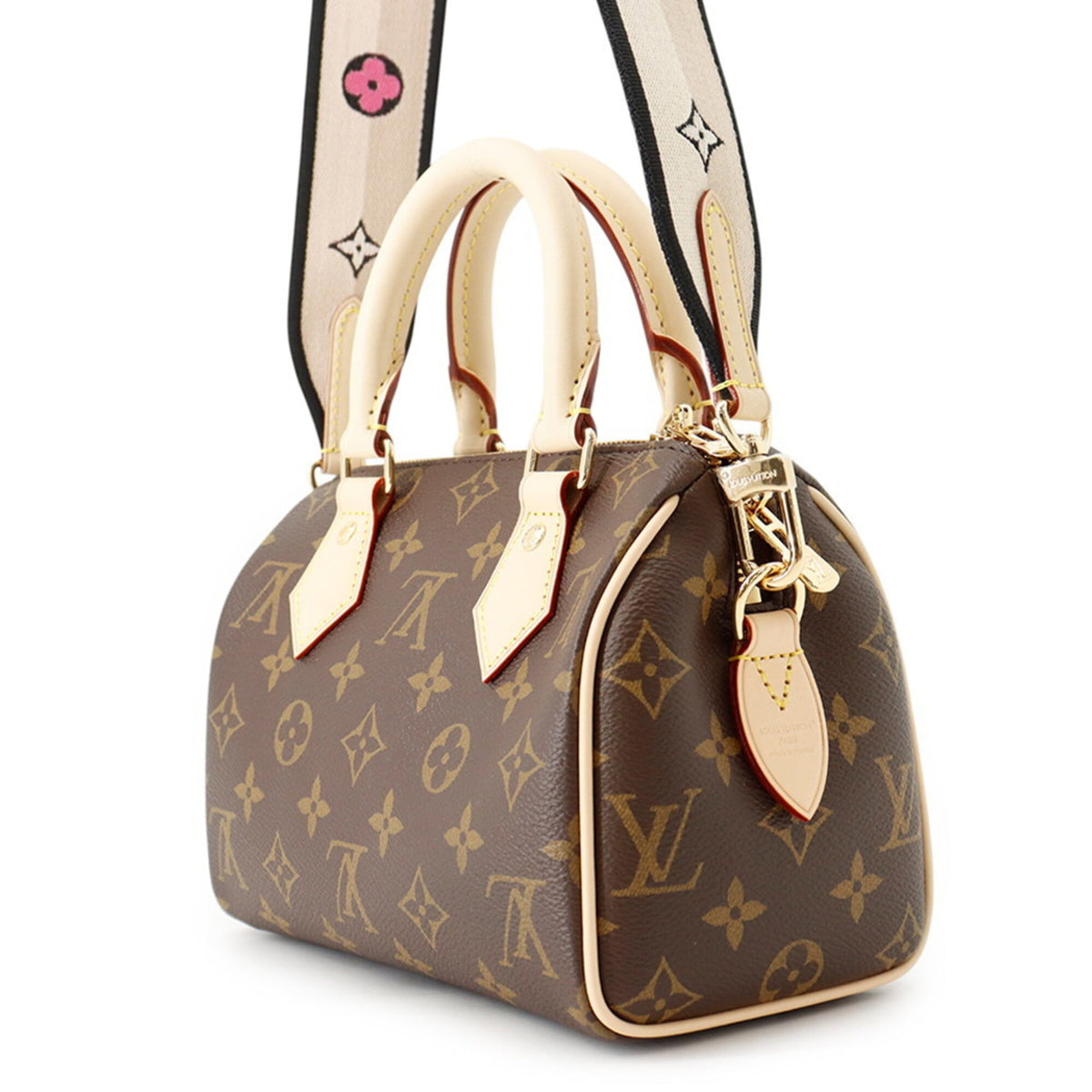 Louis Vuitton Red Color Monogram Handbag Shoulder Bag (Pre-Owned)
