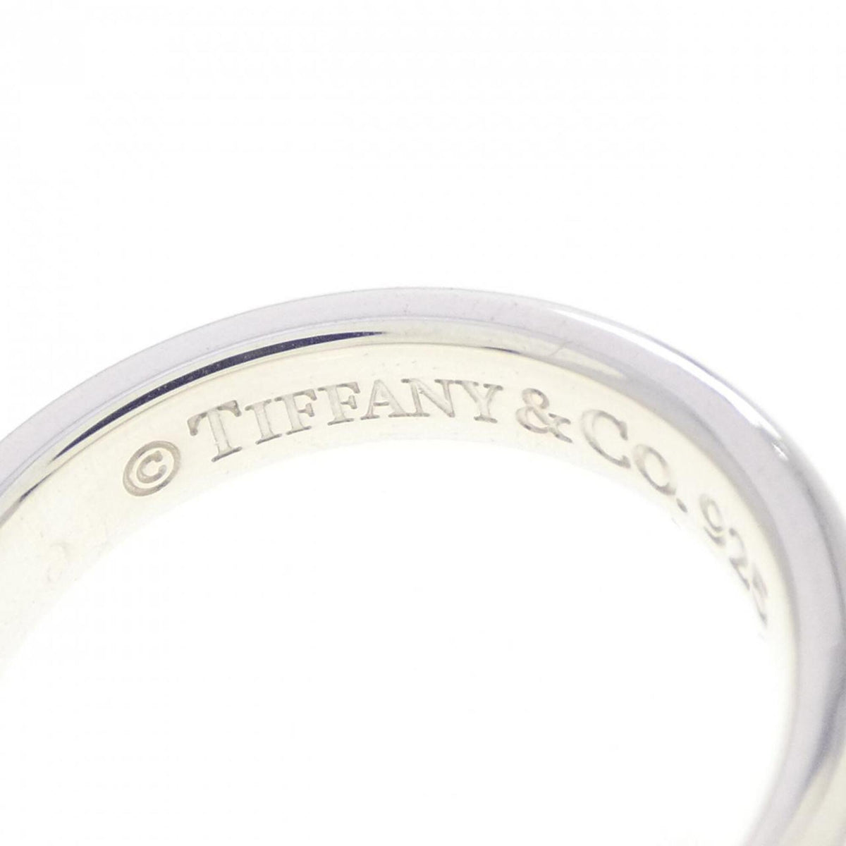 Tiffany Silver 925 Band Ring (Pre-Owned)