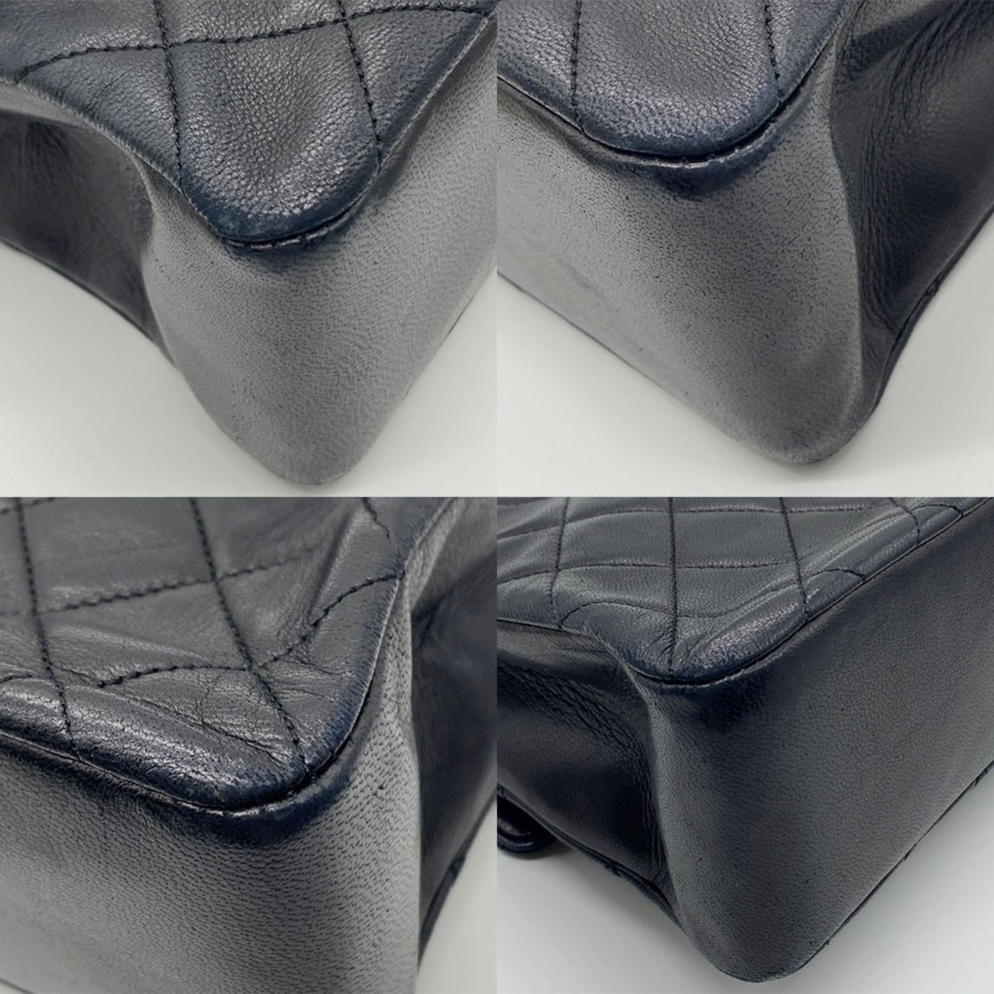 Chanel Black Leather Handbag (Pre-Owned)