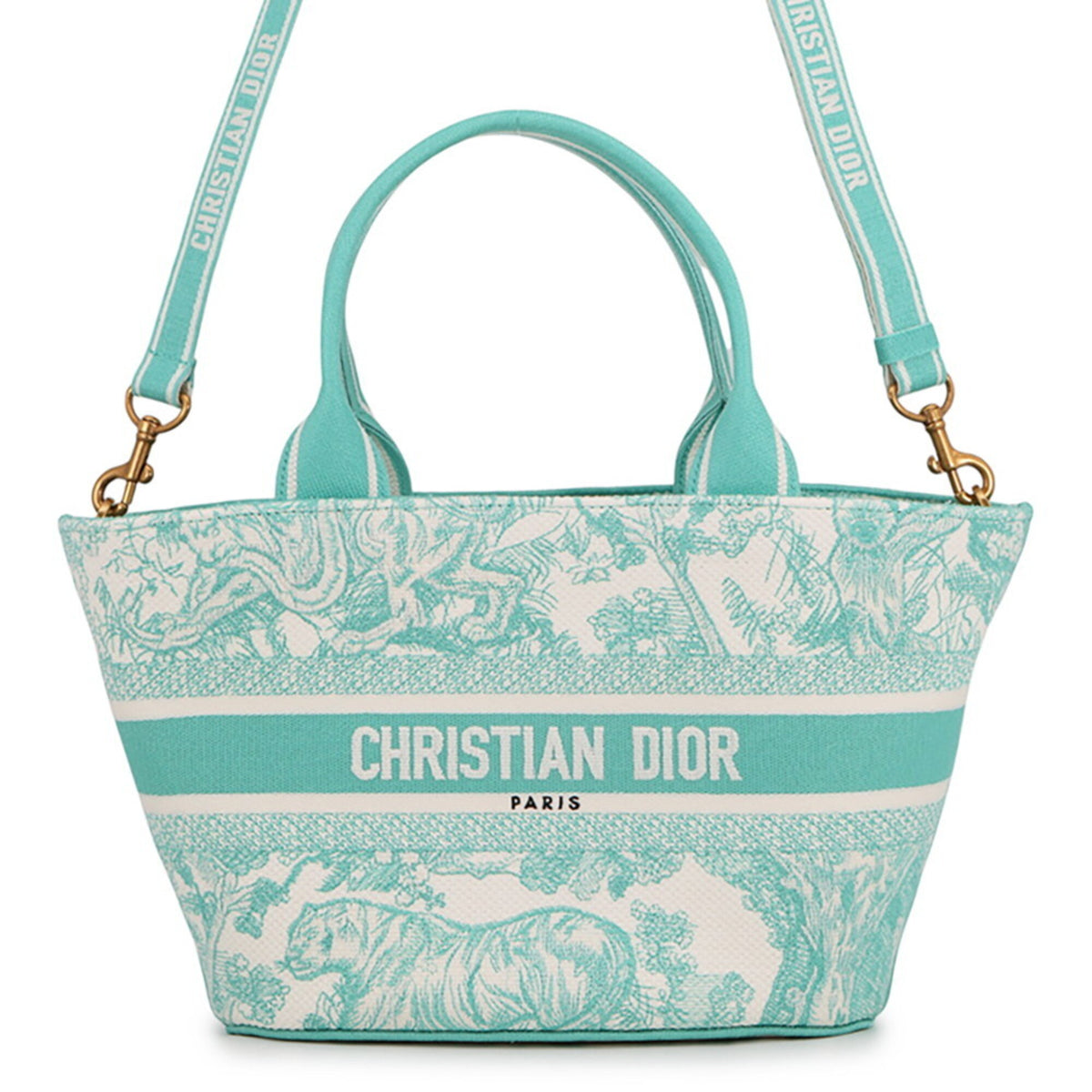 Christian Dior Canvas Handbag Pouch (Pre-Owned)