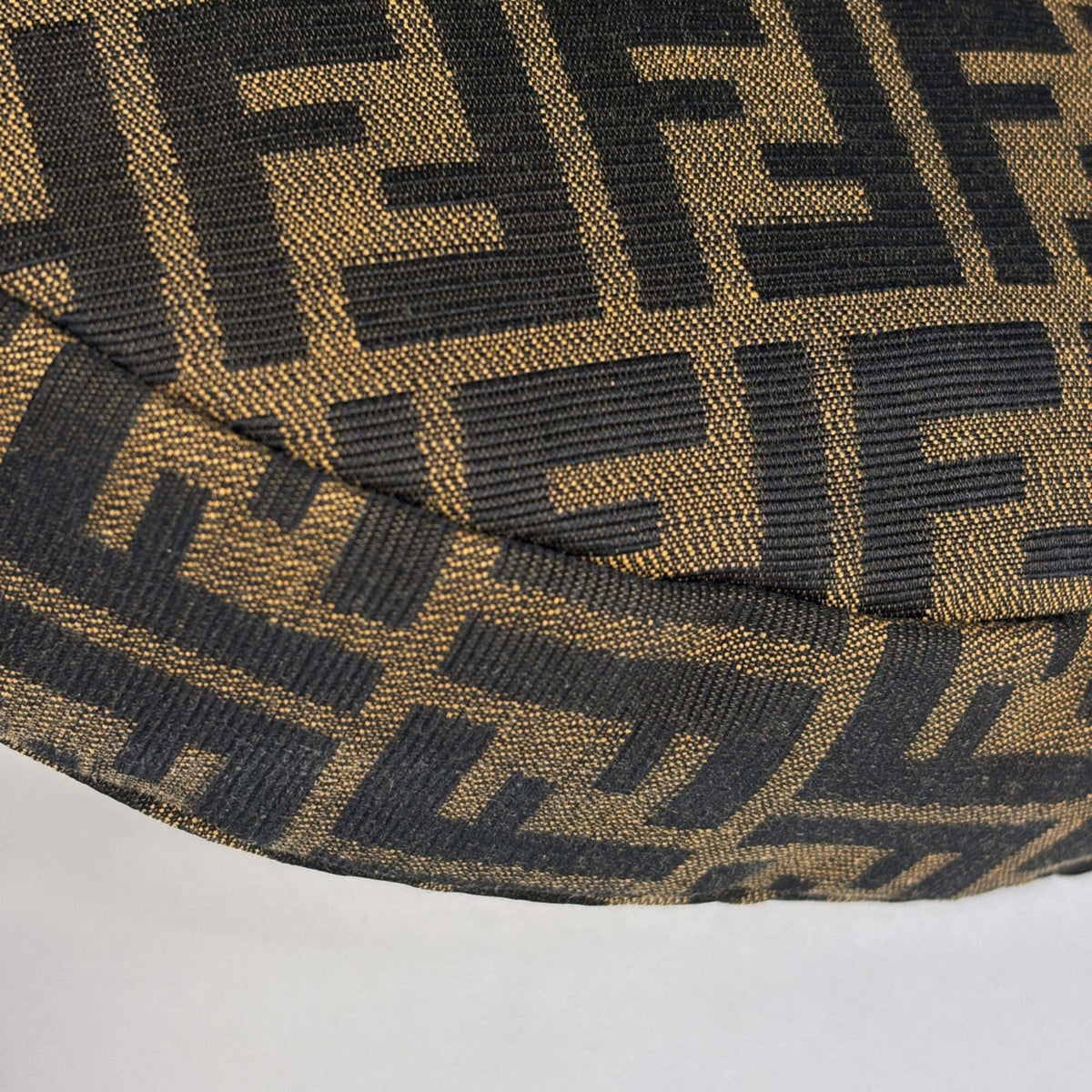 Fendi Brown Canvas Leather Shoulder Bag (Pre-Owned)