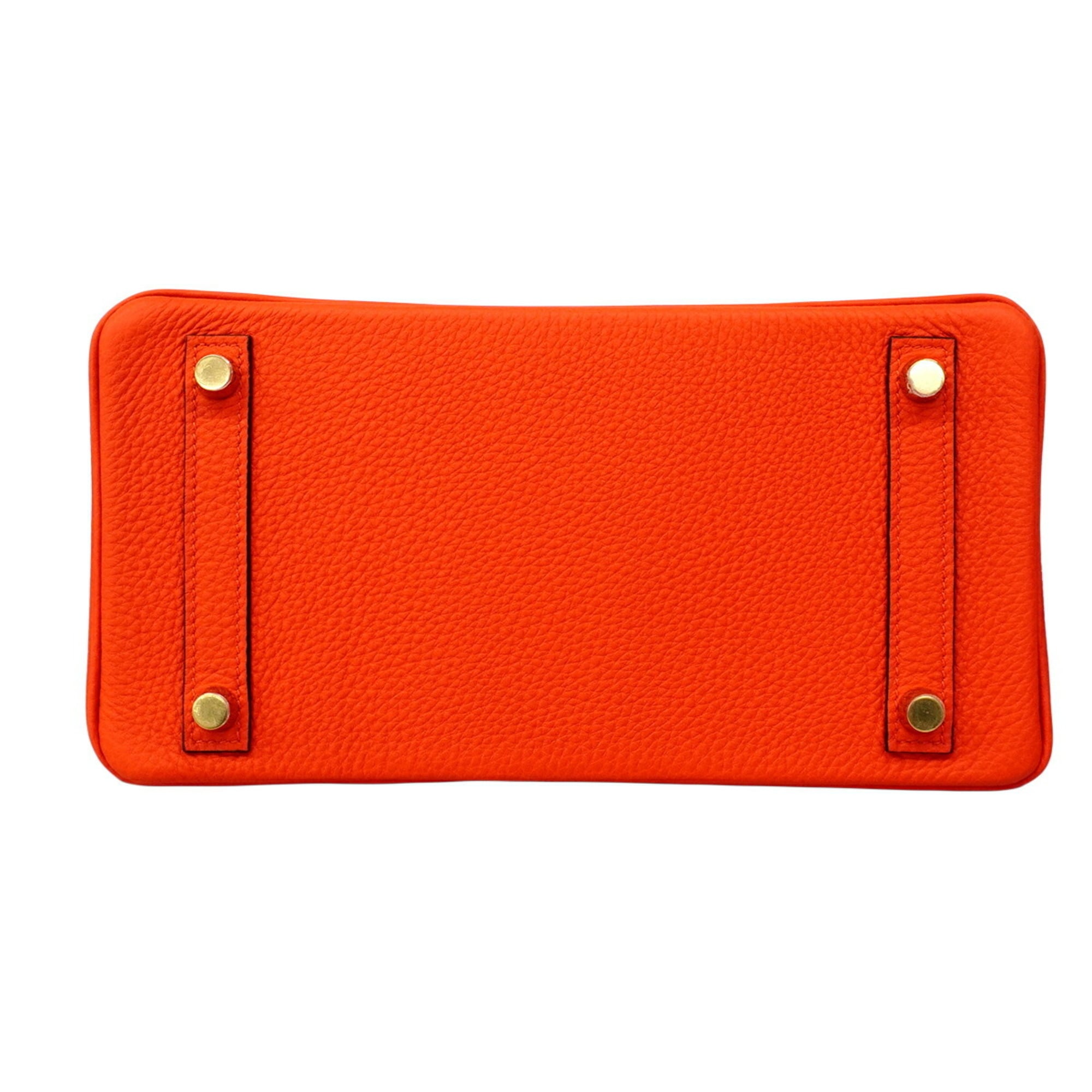 Hermes Red Color Togo Leather Handbag (Pre-Owned)