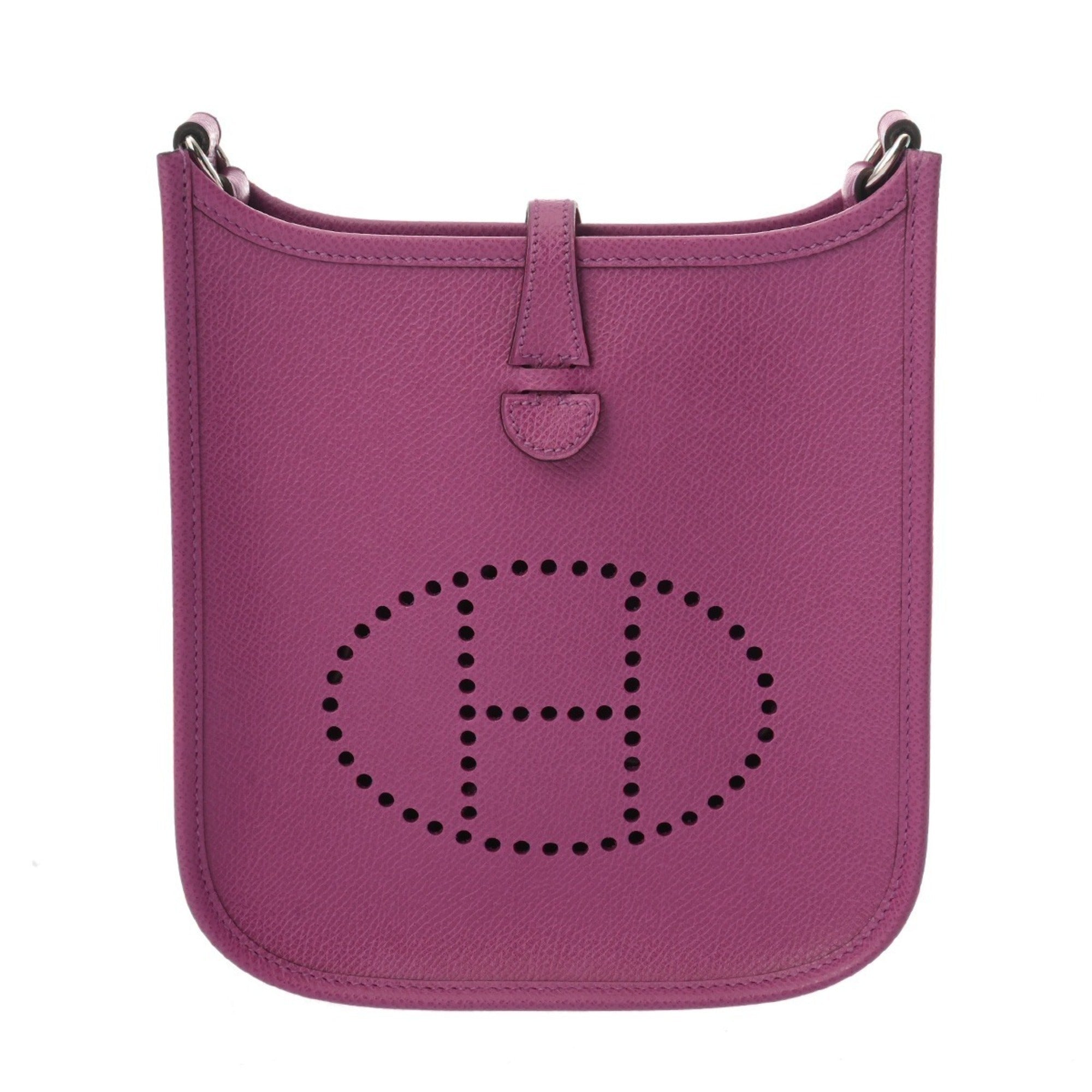 Hermes Cyclamen Epsom Leather Shoulder Bag (Pre-Owned)