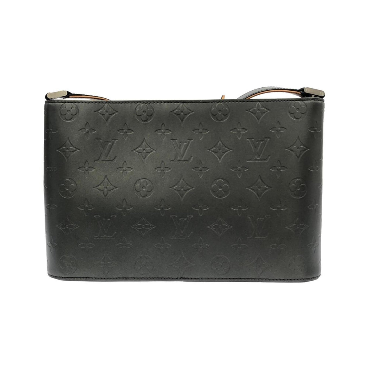 Louis Vuitton Black Coated Canvas Shoulder Bag (Pre-Owned)