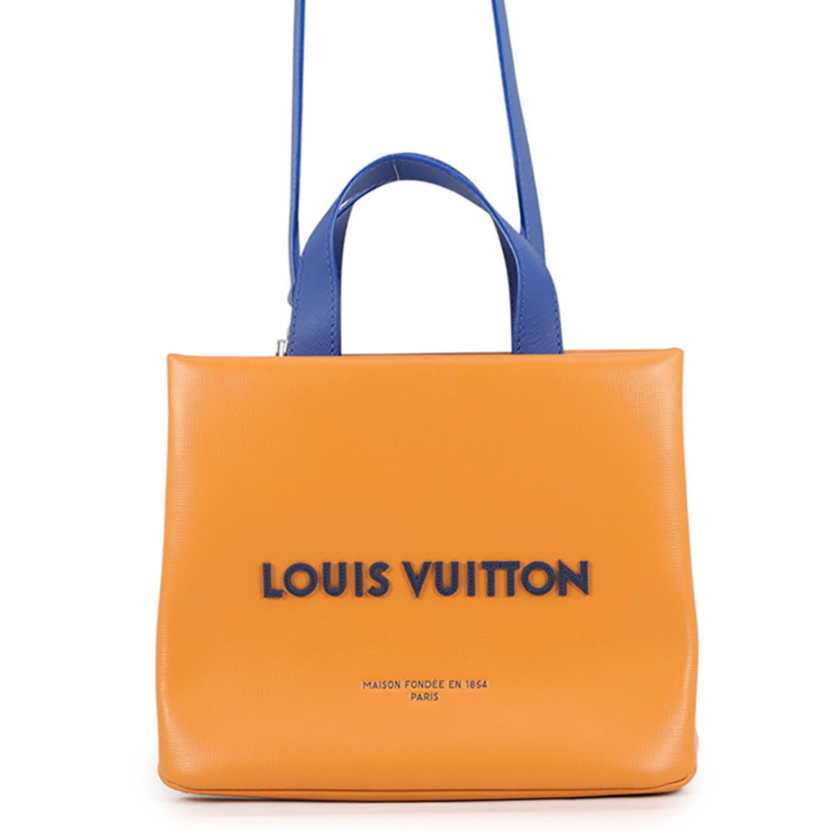 Louis Vuitton Saffron Yellow Leather Handbag (Pre-Owned)