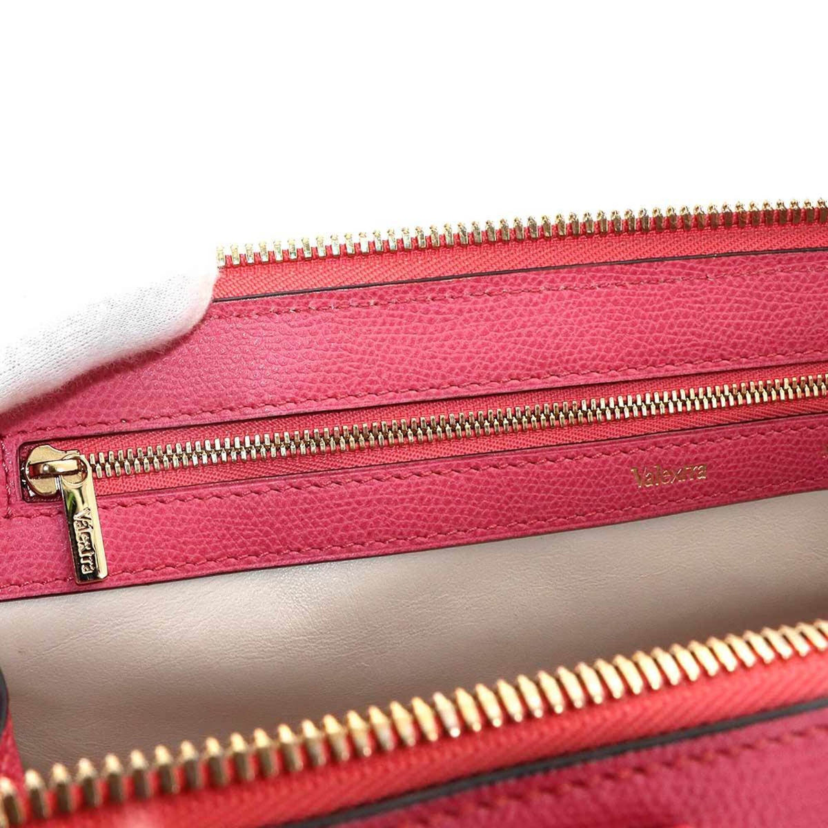 Valextra Pink Leather Handbag (Pre-Owned)