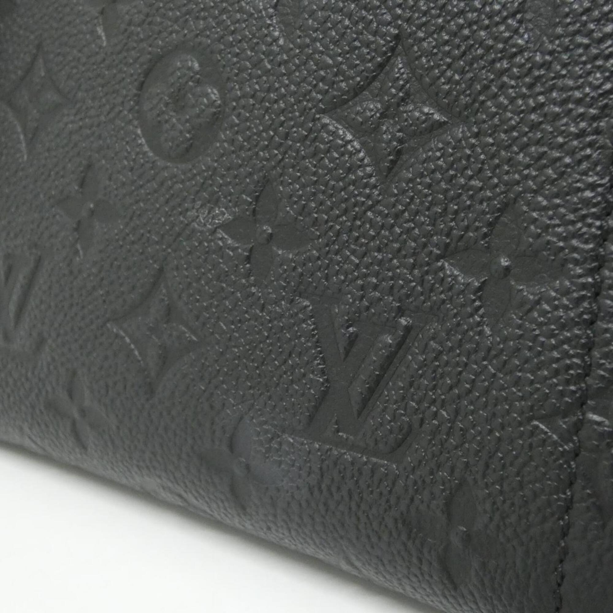 Louis Vuitton Black Leather Handbag (Pre-Owned)