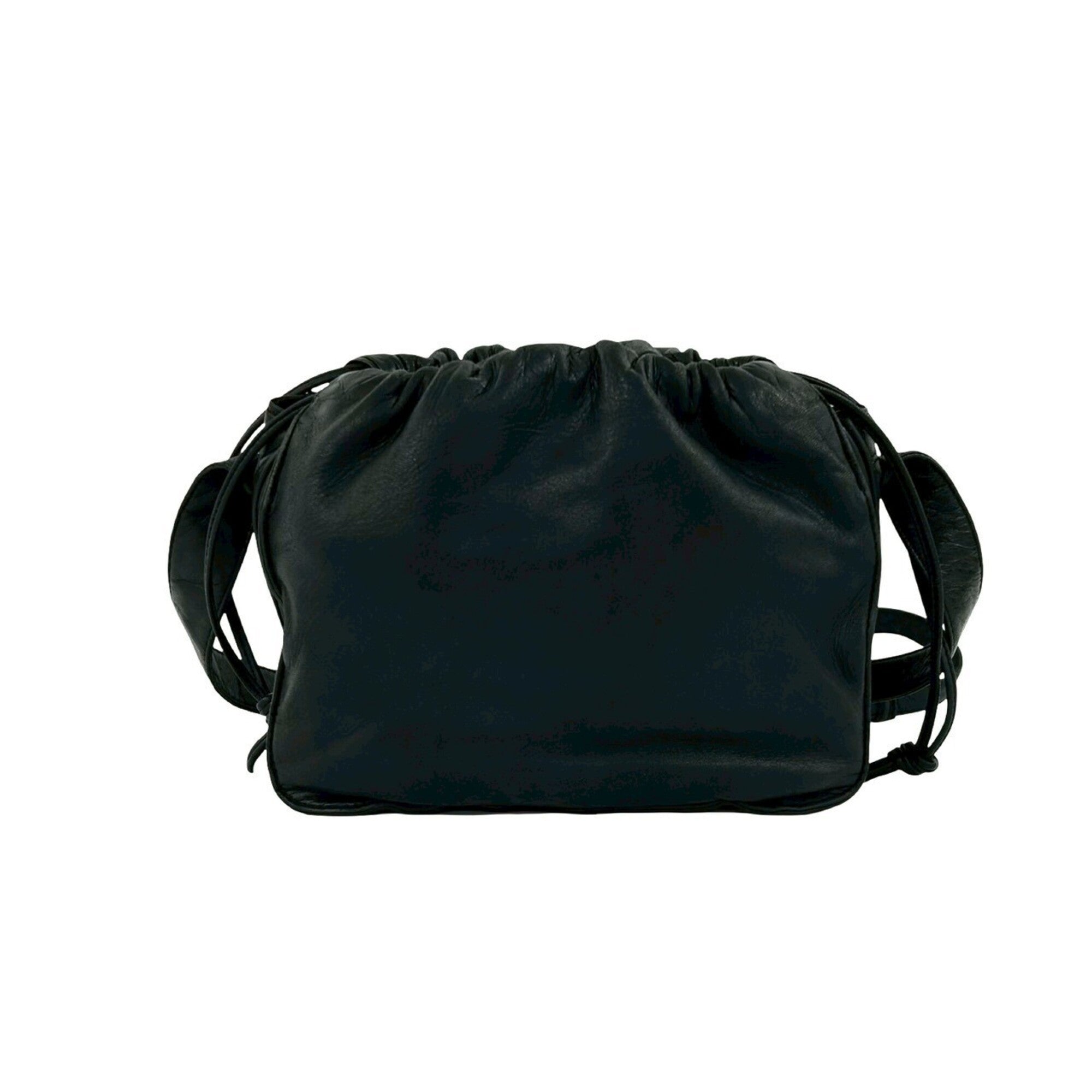 Loewe Black Leather Pochette Shoulder Bag (Pre-Owned)