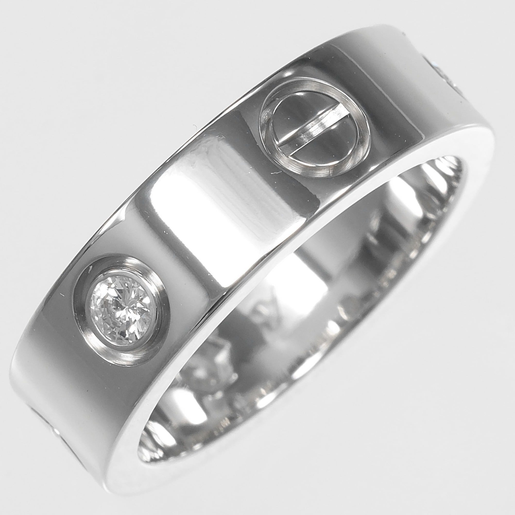 Cartier Love White Gold (18K) Band Ring (Pre-Owned)
