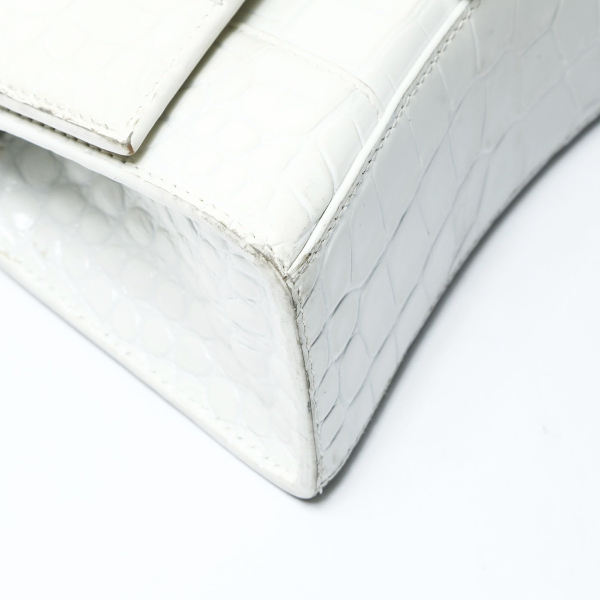 Balenciaga White Leather Shoulder Bag (Pre-Owned)