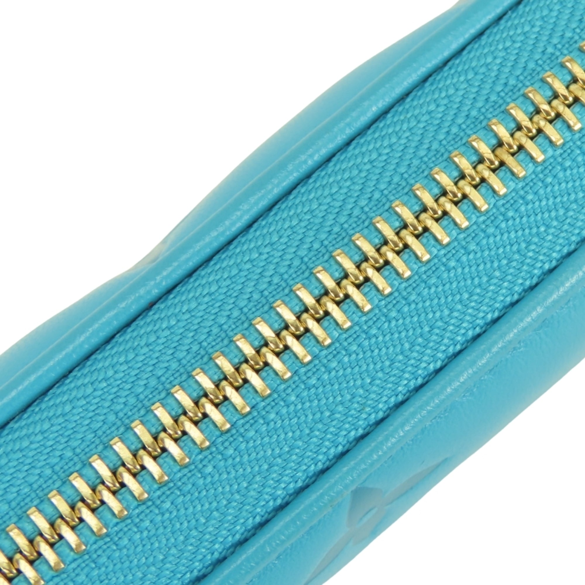 Louis Vuitton Monogram Turquoise Monogram Long Wallet (Bi-Fold) (Pre-Owned)